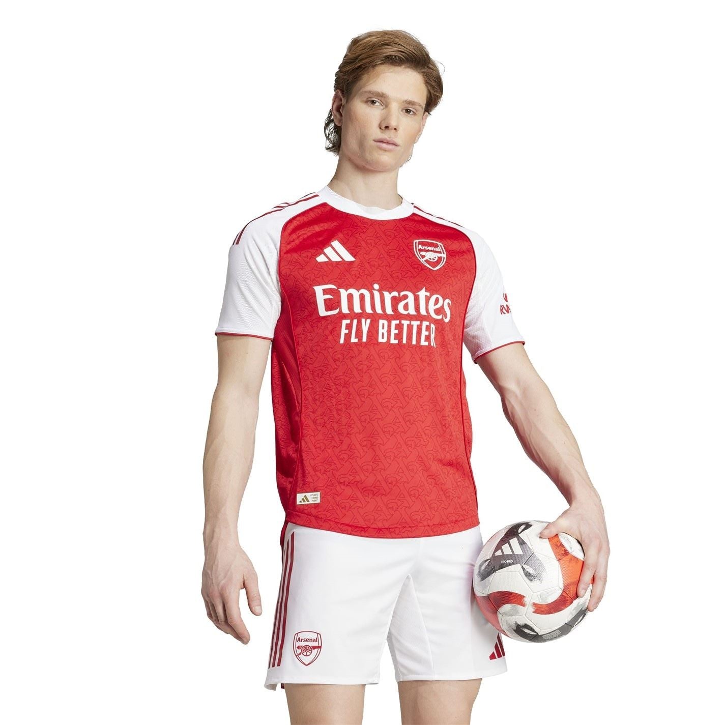 adidas Mens Arsenal Authentic Home Shirt 2025 2026
