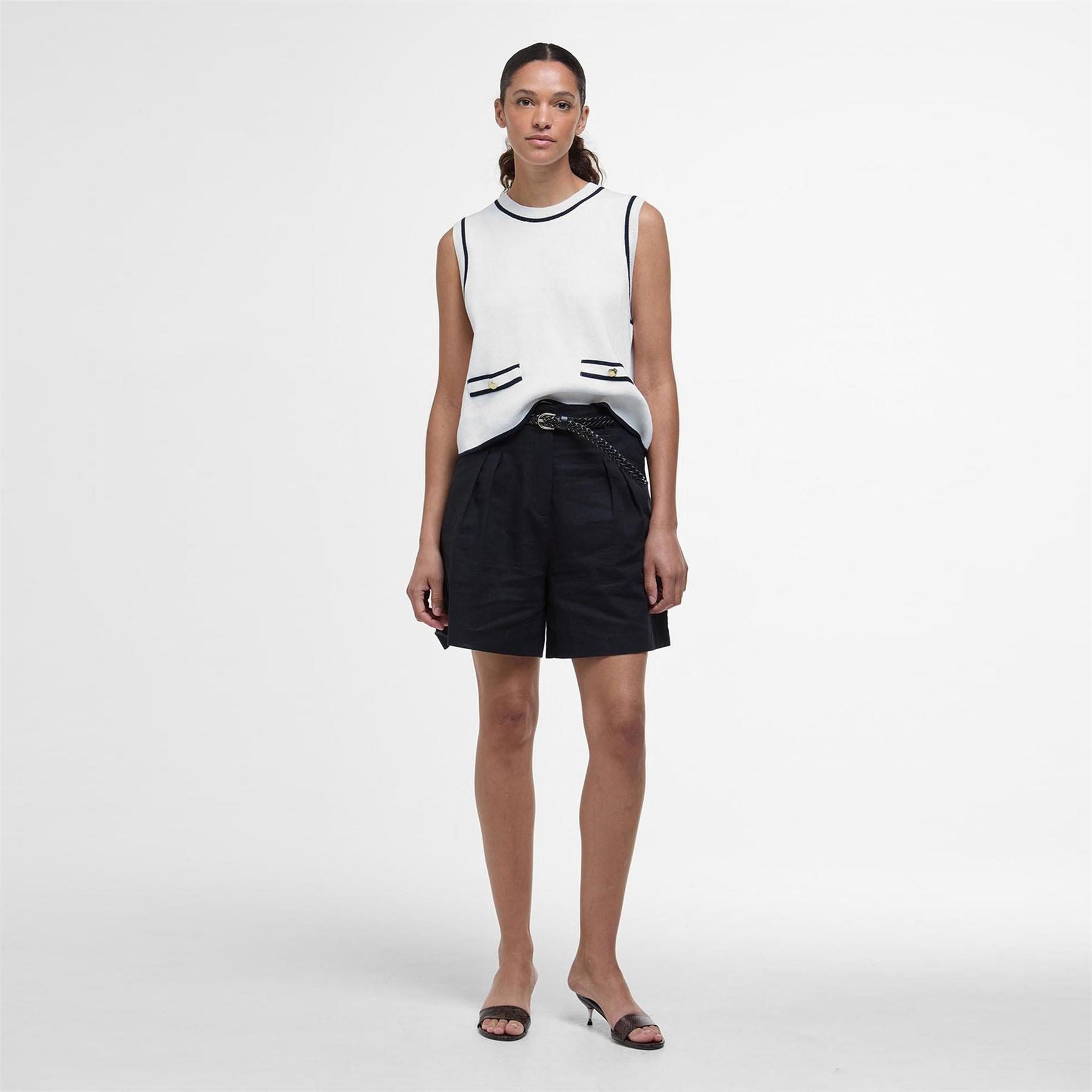 Barbour Sleeveless Knitted Jumper