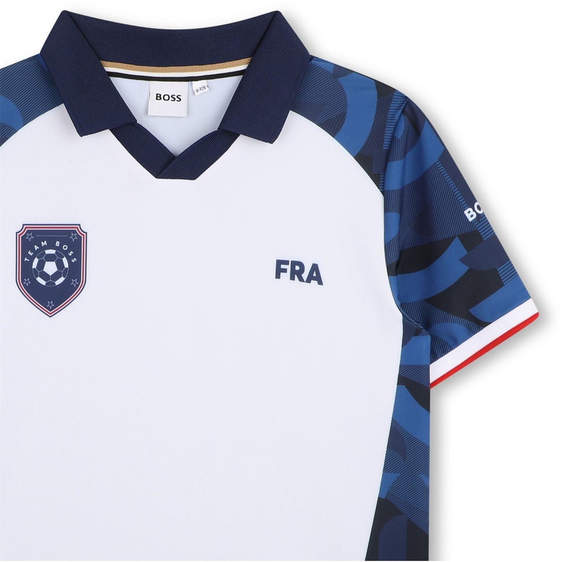 Boss France Football Polo Shirt