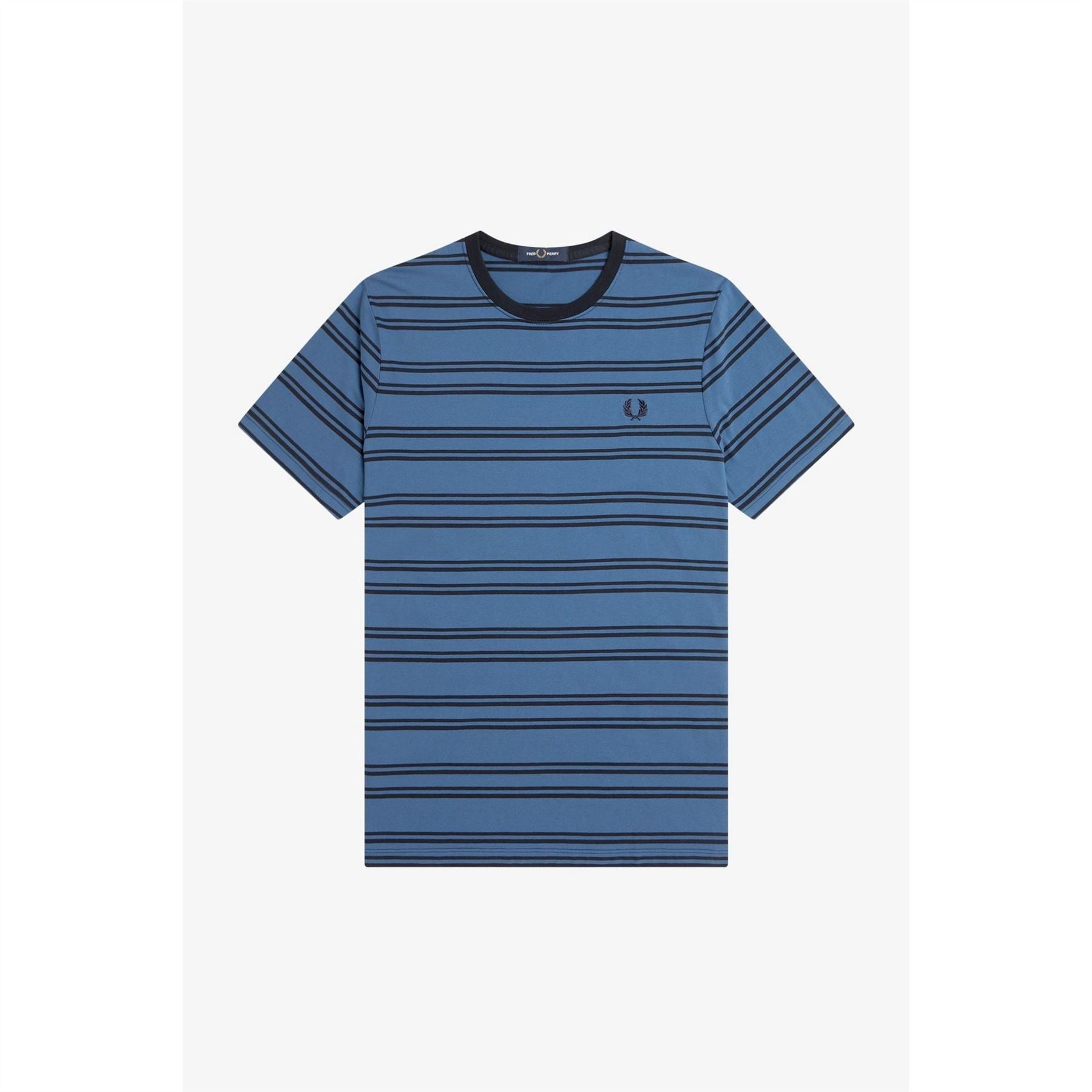 Fred Perry Fine Stripe Regular Fit T-Shirt