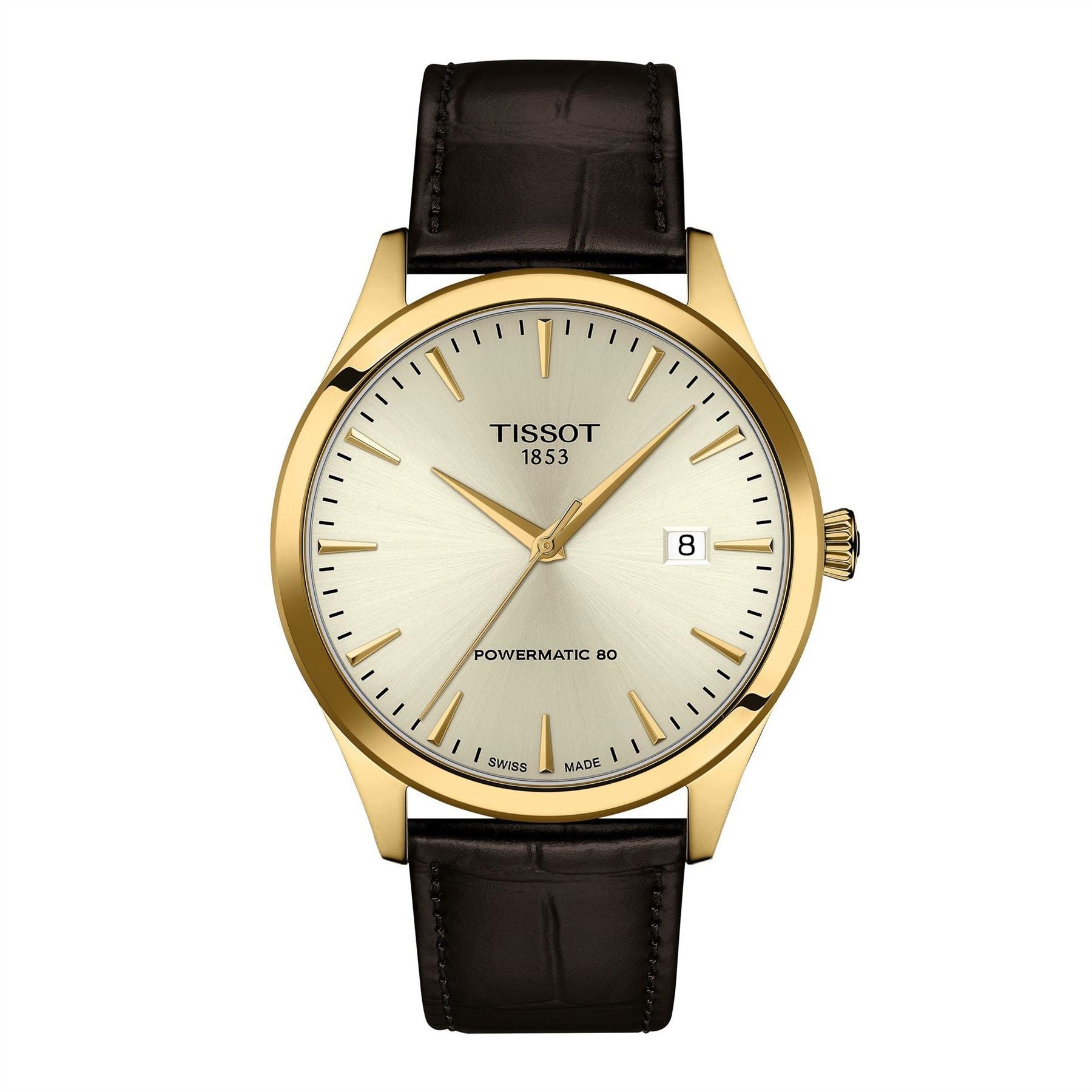 Tissot Classic Dream Stainless Steel Leather Strap Automatic Watch