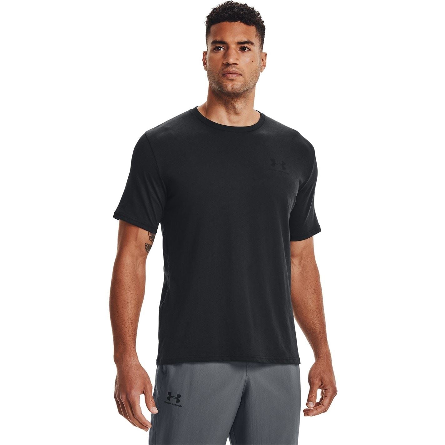 Under Armour Mens Armour Ua Left Chest Logo Short Sleeve