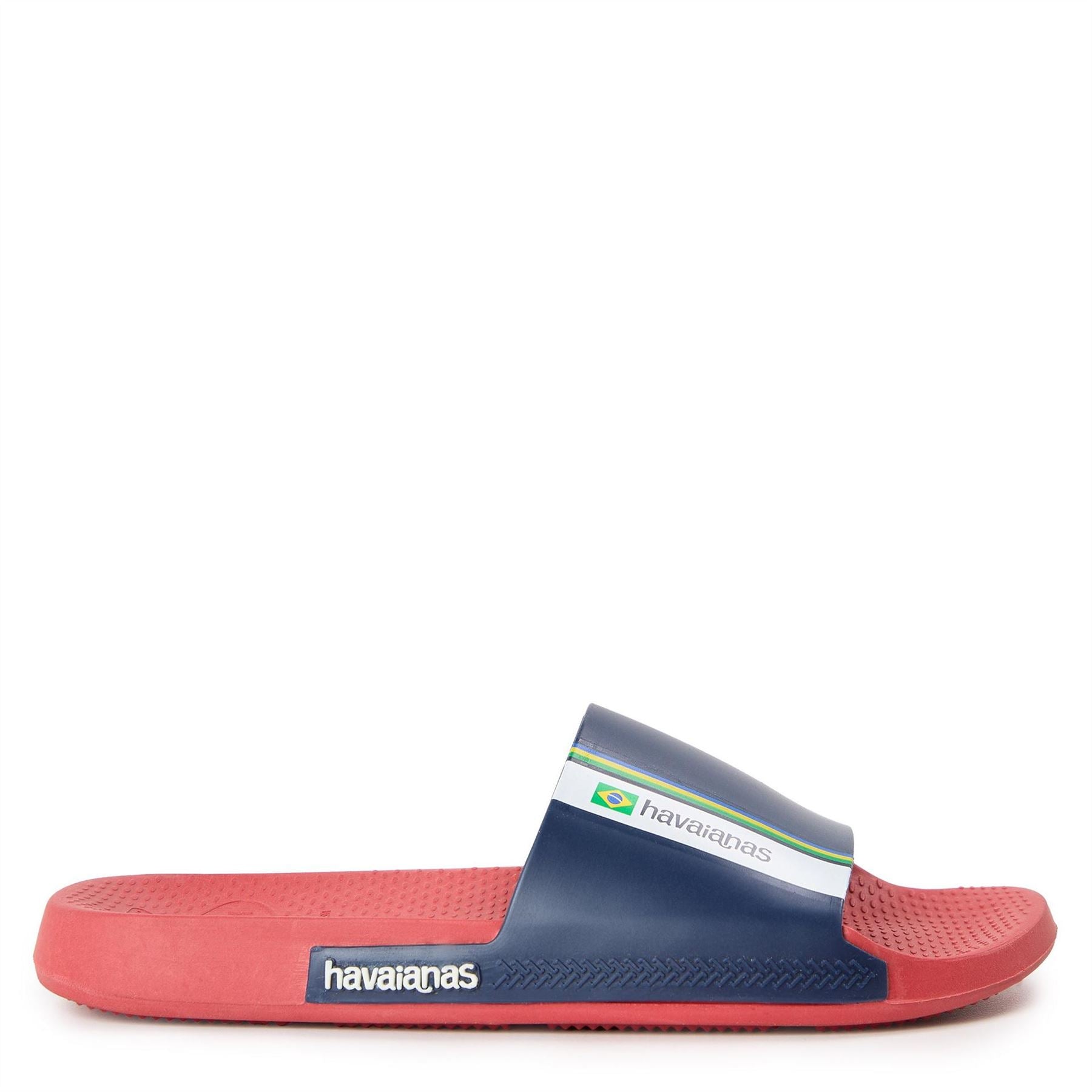 Havaianas Kids Slide Brasil Red Flip Flops