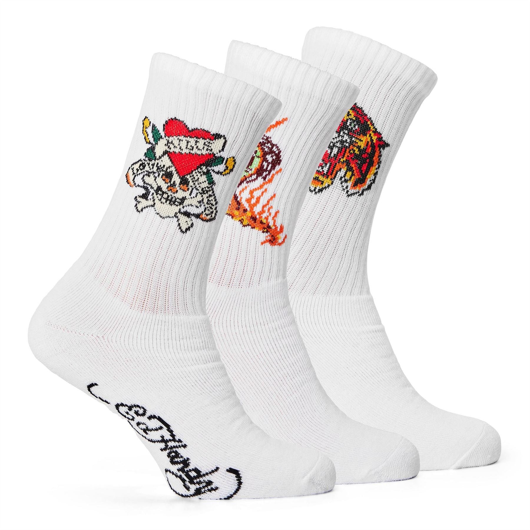 Ed Hardy 3 Pack Crew Socks