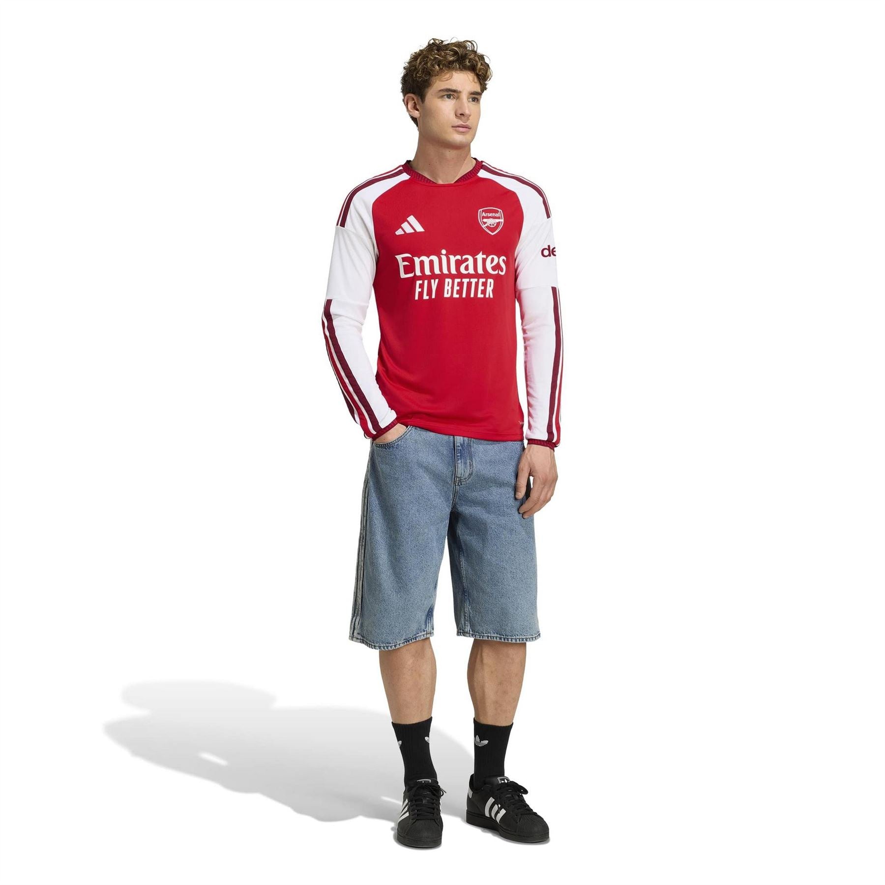 adidas Mens 2026 2027 Home Long Sleeved Shirt