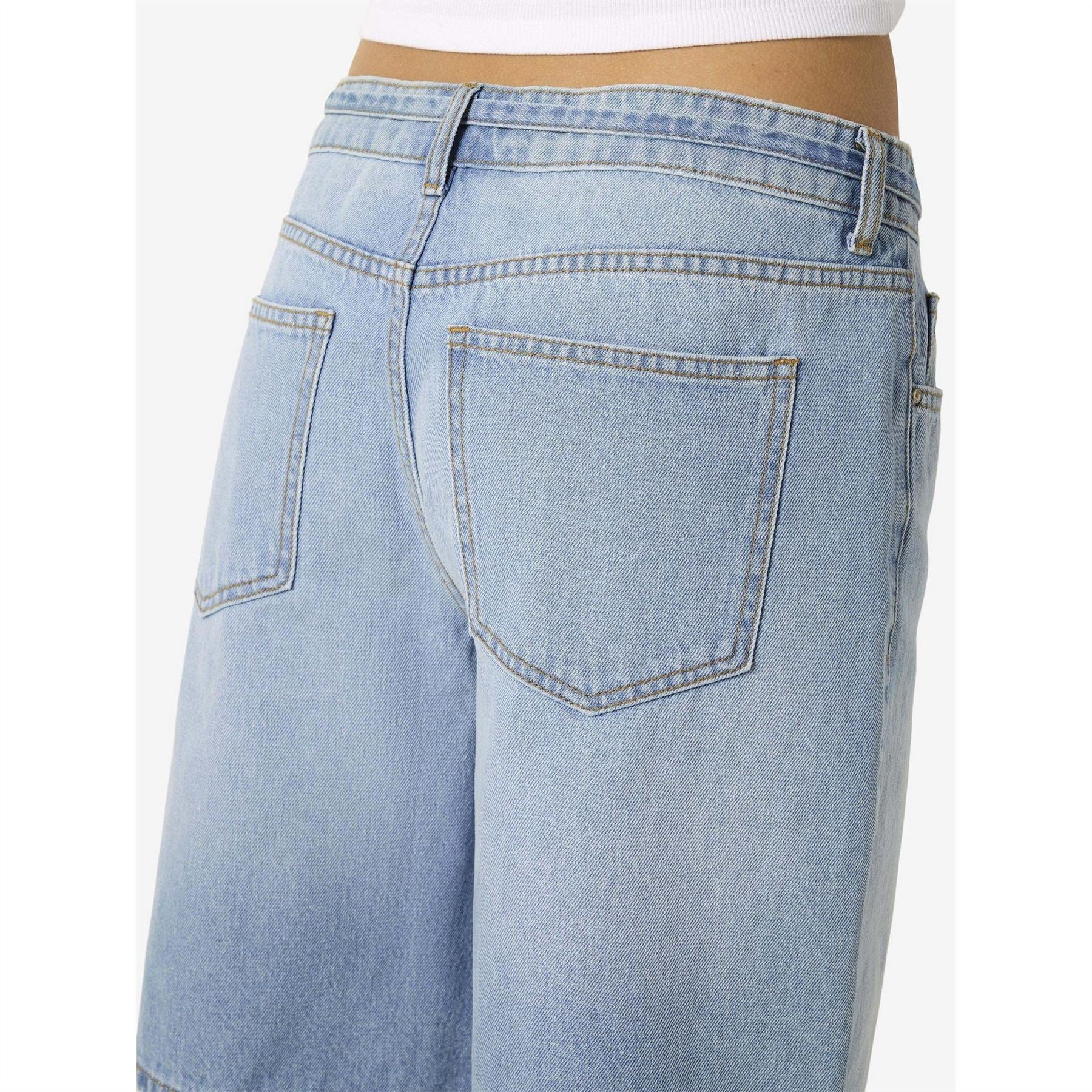 Noisy May Loose Cotton Denim Shorts