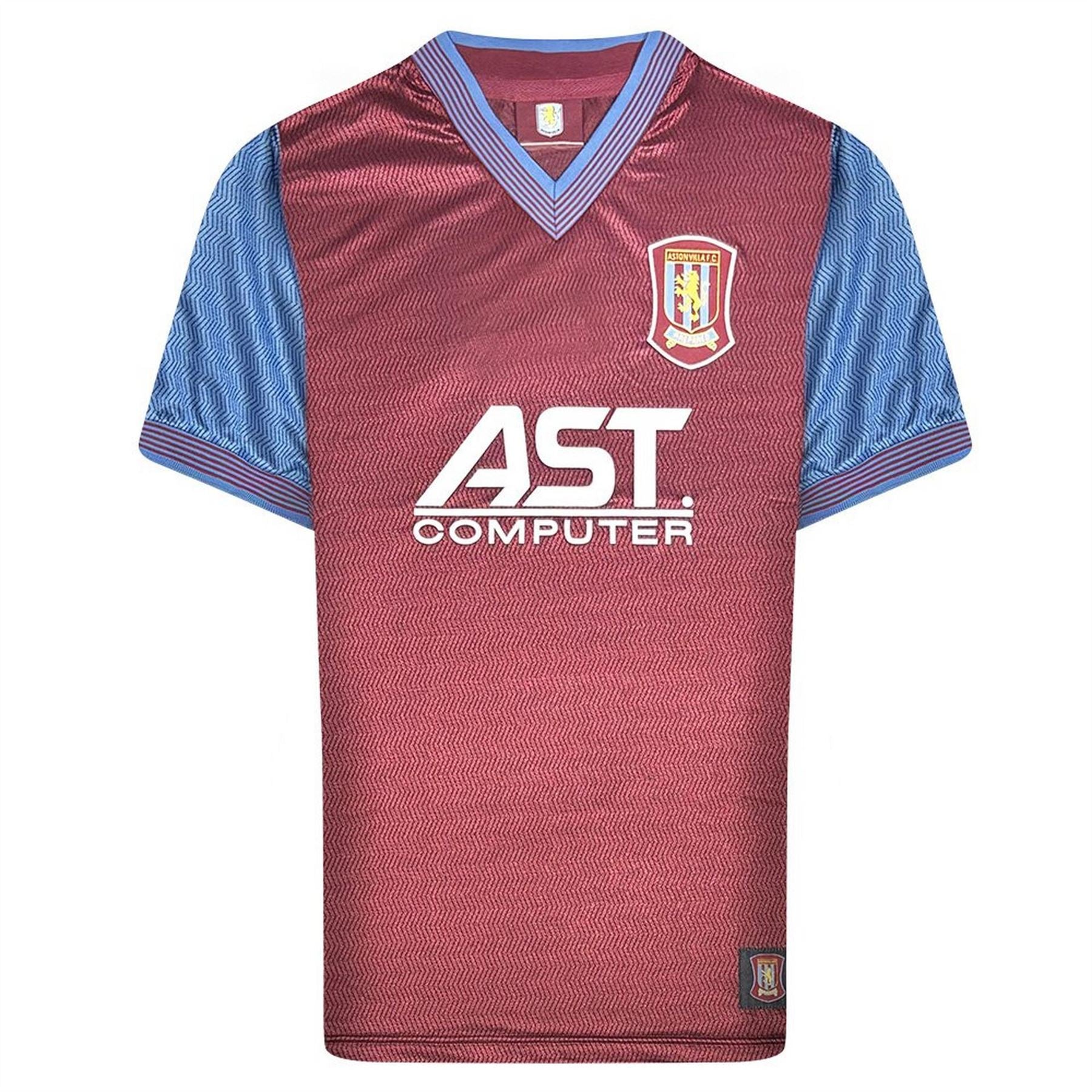Score Draw Villa Retro 98 V-Neck Short Sleeve Jersey Shirt