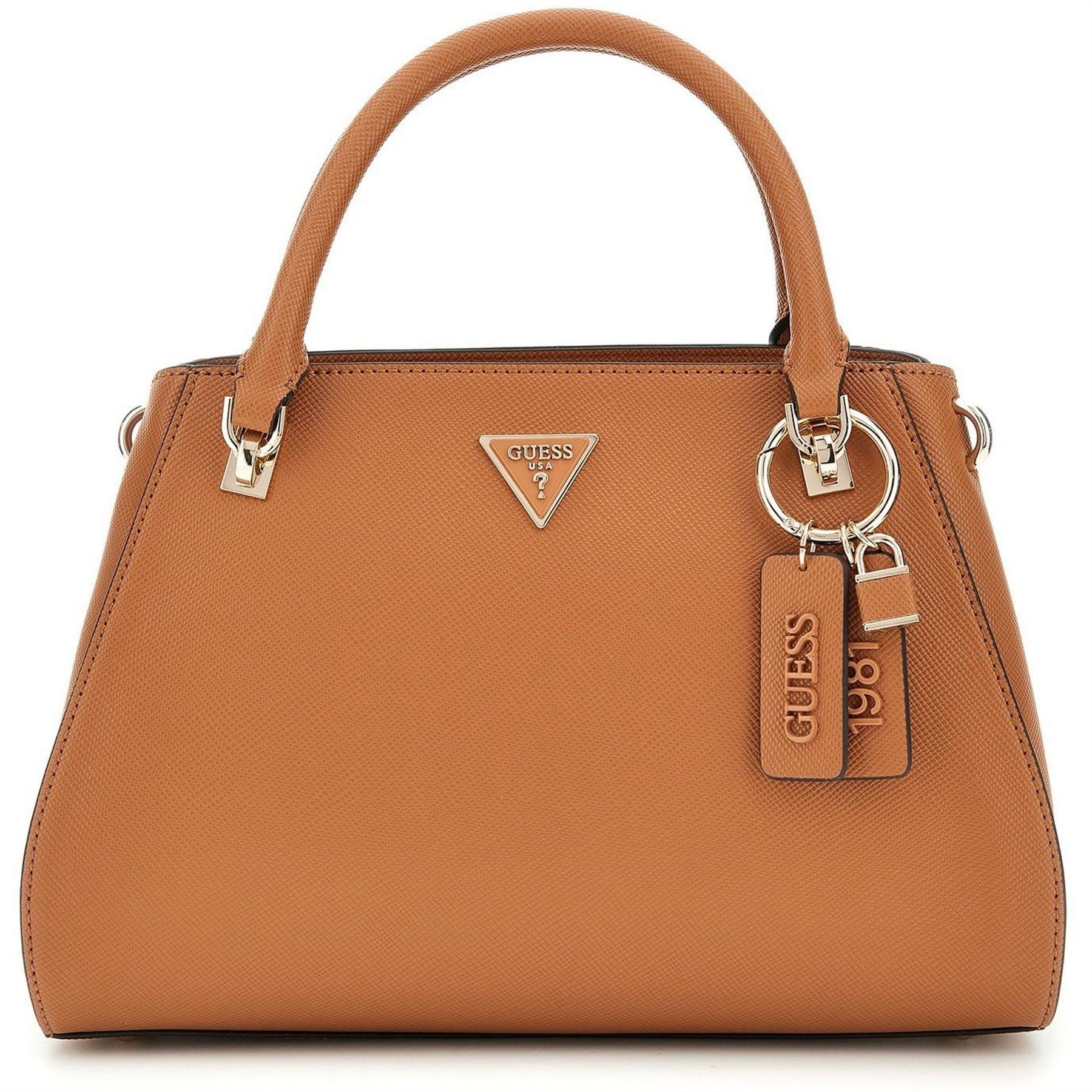 Guess  Trapezoid Shaped Noelle Grab Bag with Gold Tone Hardware
