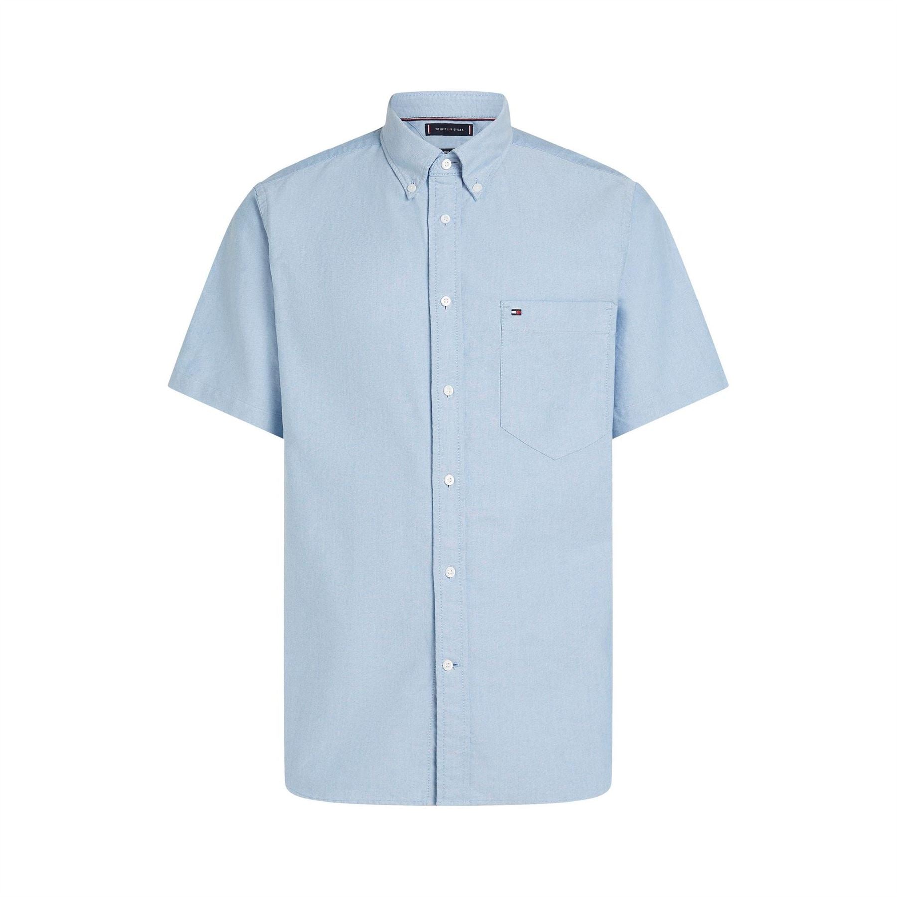 Tommy Hilfiger Heritage Oxford Short Sleeve Plain Shirt