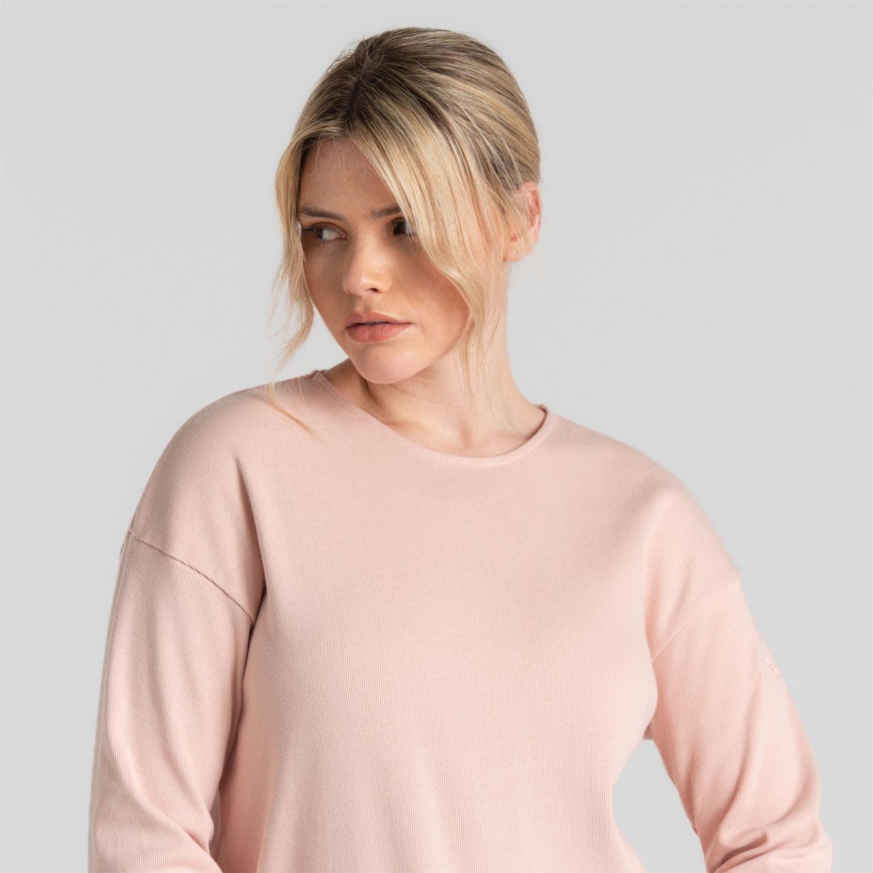 Craghoppers Sinead Boat Neck Long Sleeve Drop Shoulder Jersey Top