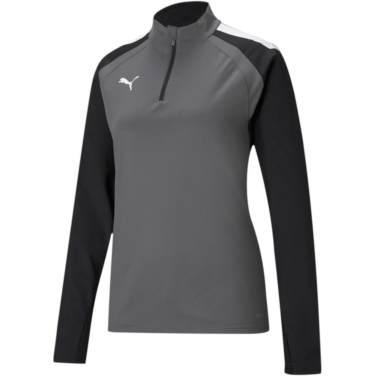 Puma Womens Teamliga Quarter Zip Top W Drill