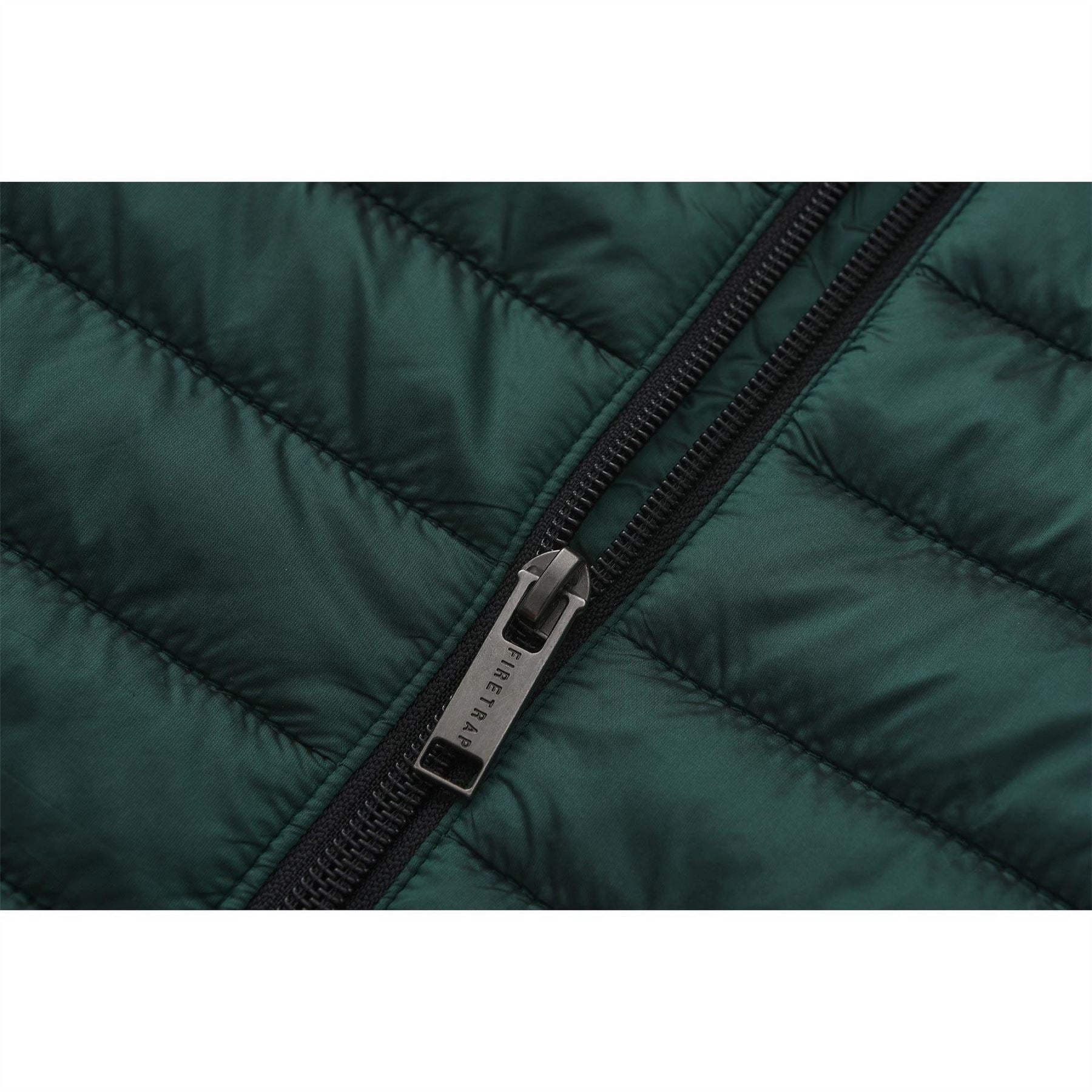 Firetrap Quilted Long Sleeve Slim Fit Puffer Jacket