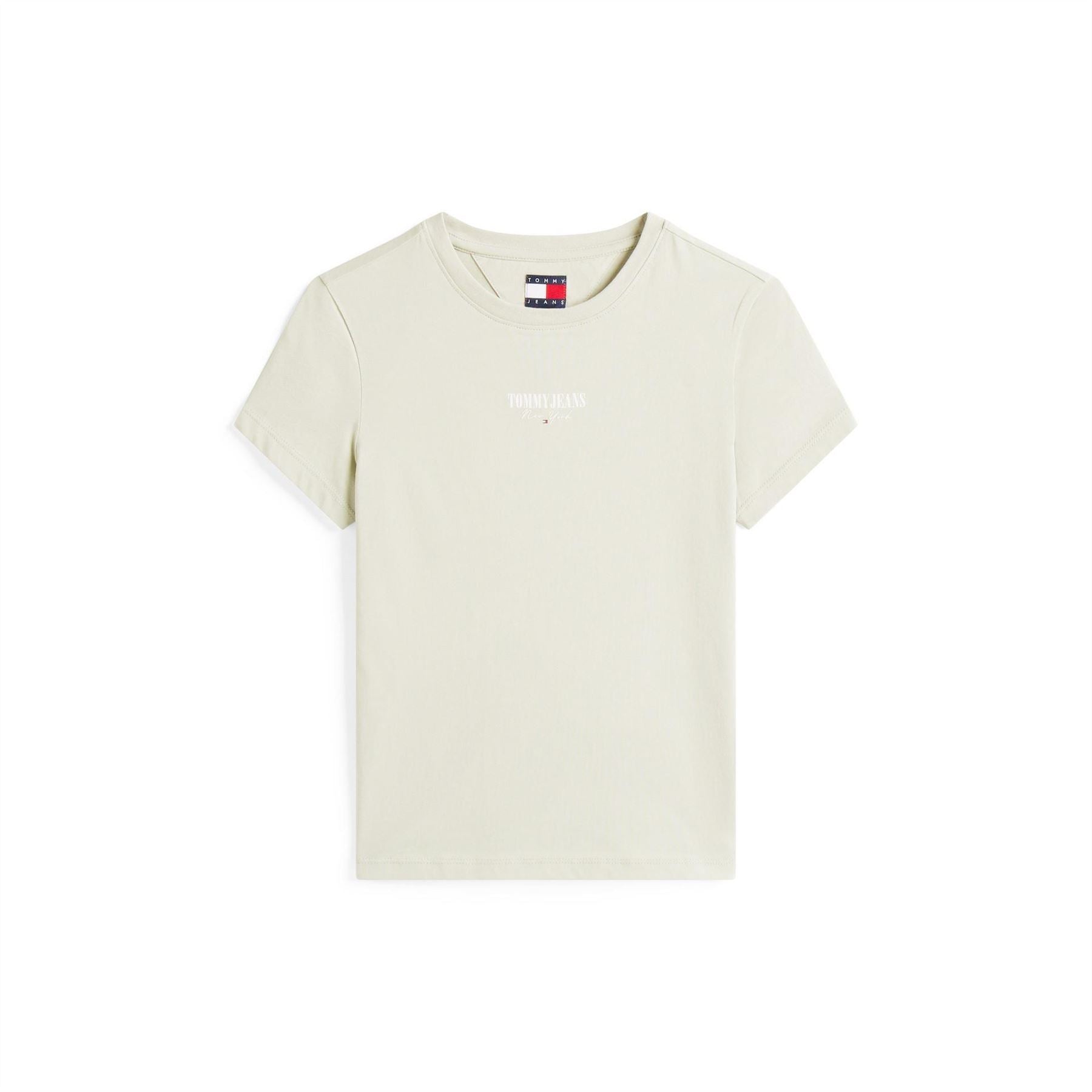 Tommy Jeans Logo Print Regular Fit Lettering Crew Neck Short Sleeve T-Shirt