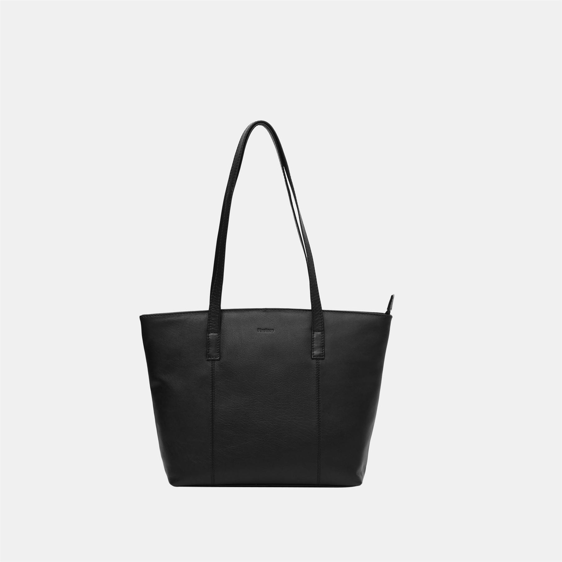 Firetrap Work Leather Zip Tote Bag