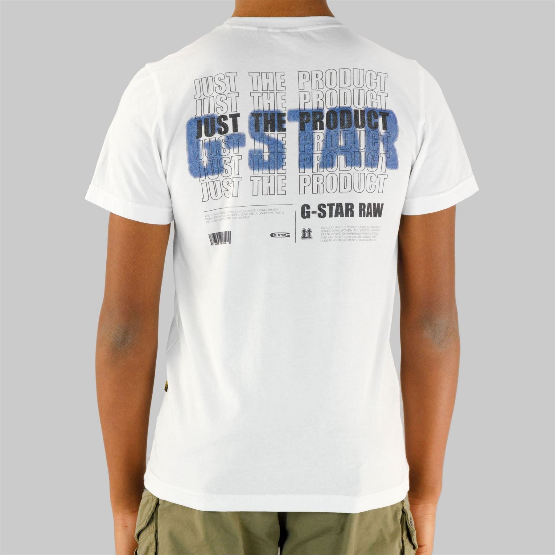 G Star Regular Fit Lettering Crew Neck T-Shirt