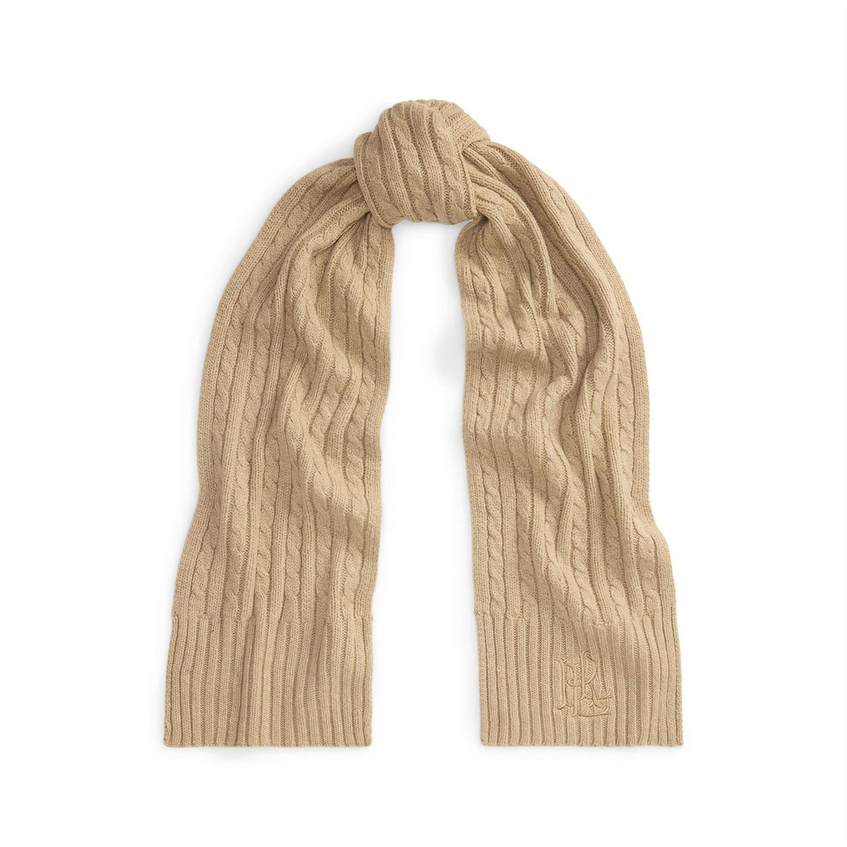 Lauren by Ralph Lauren Cable Wool Midweight Scarf