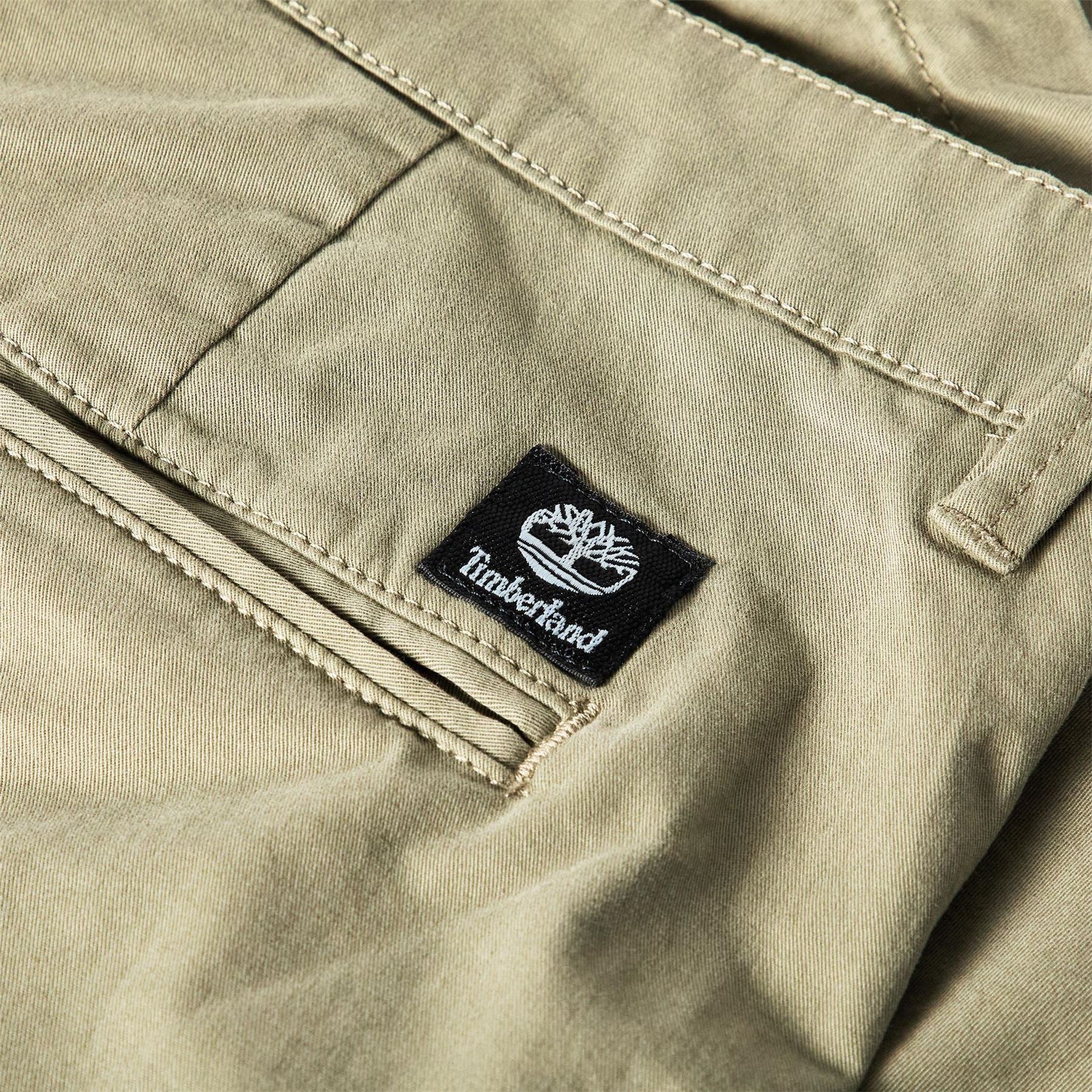 Timberland Topsfield Twill Solid Patterned Chino Shorts