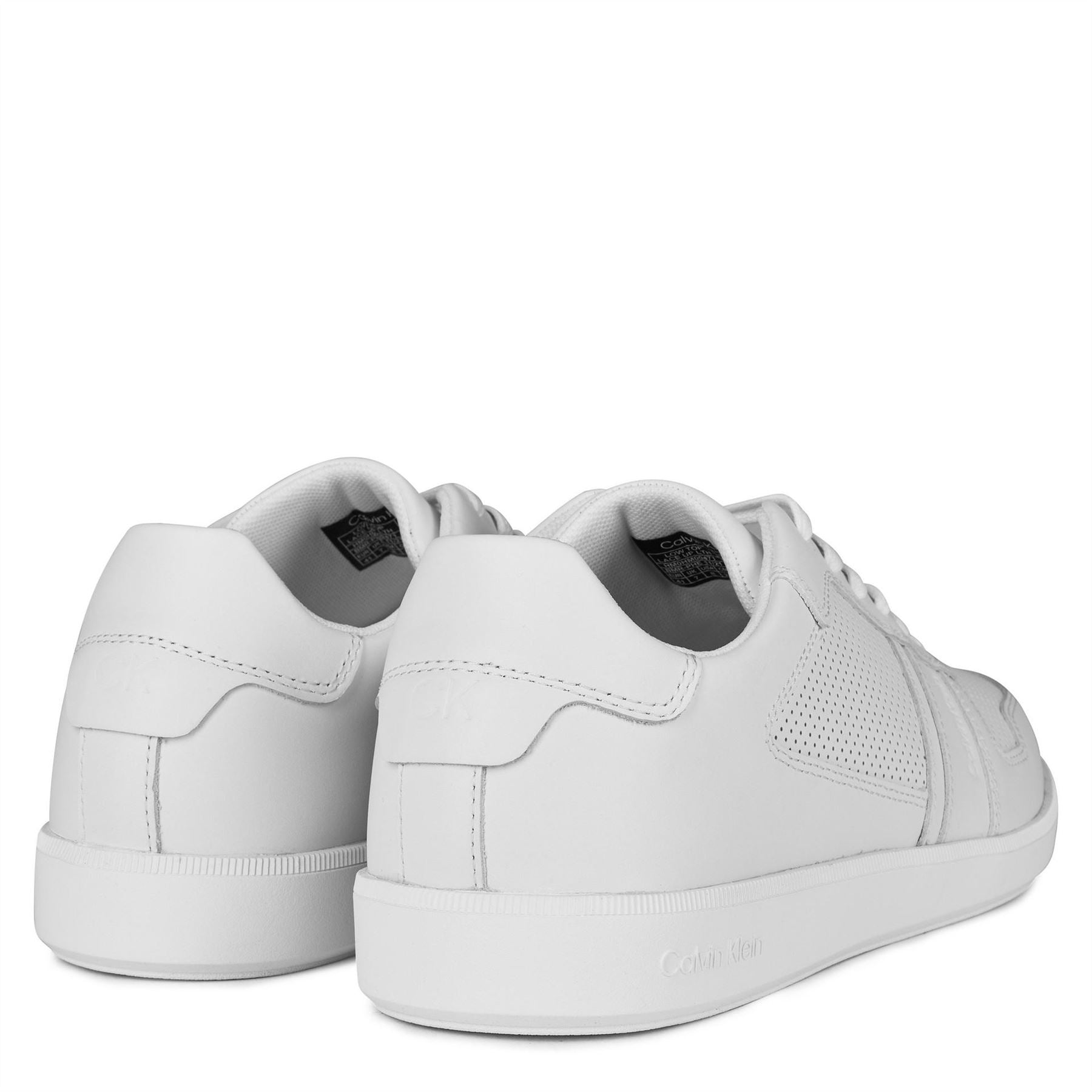 Calvin Klein Lace Up Leather Trainers