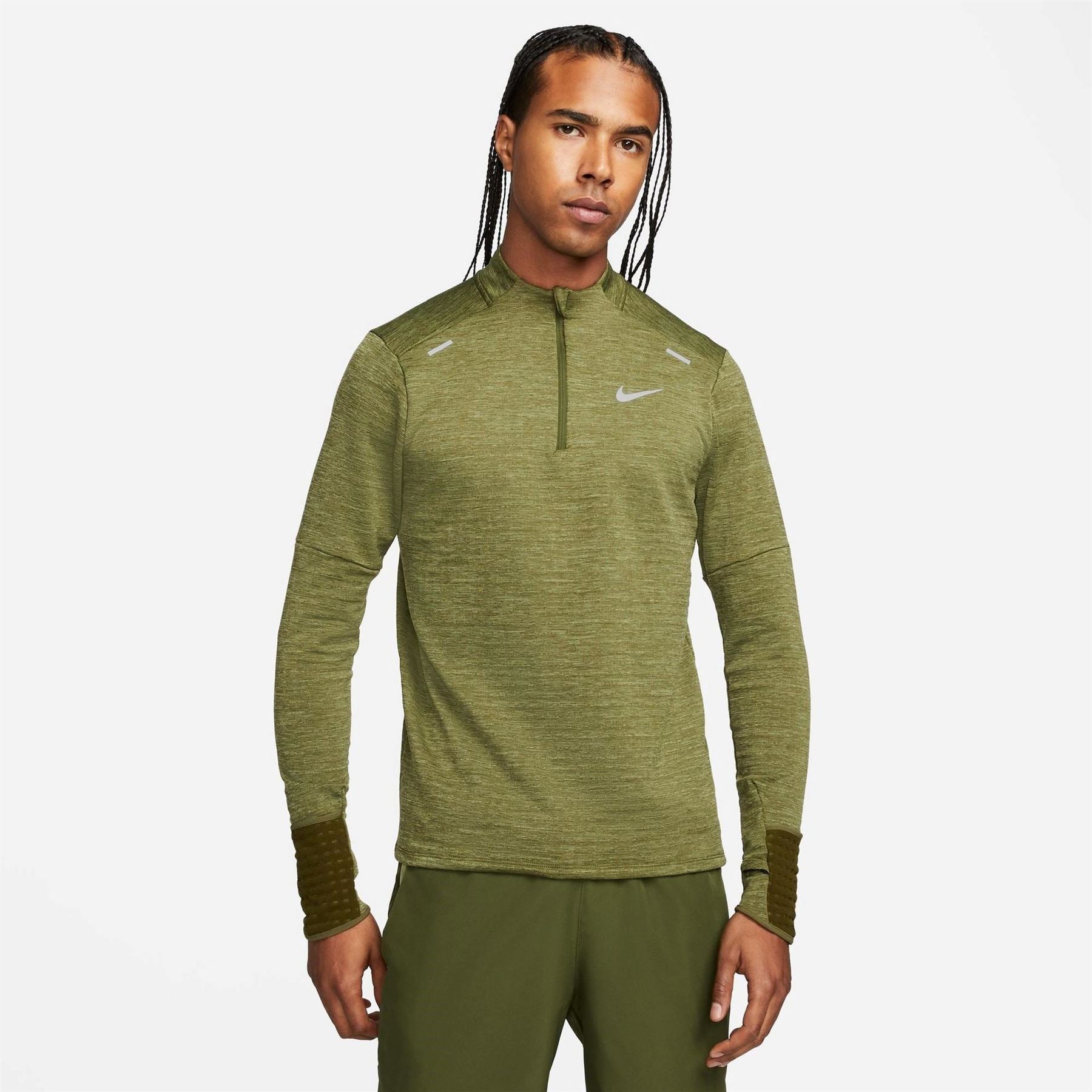 Nike Mens Therma Fit Repel Element 1 4 Zip Running Top