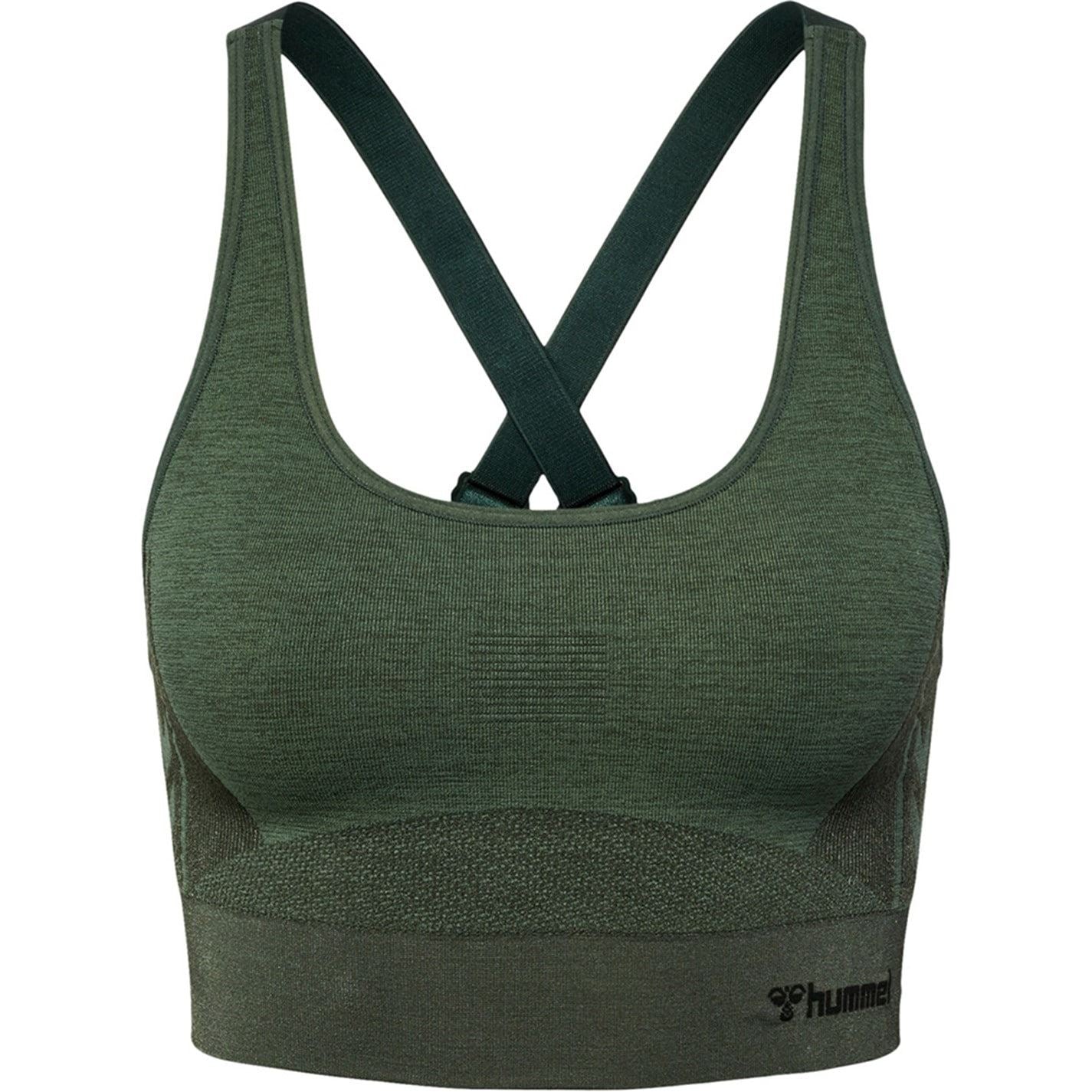 Hummel Womens Seamless Clear Medium Support Support Bra