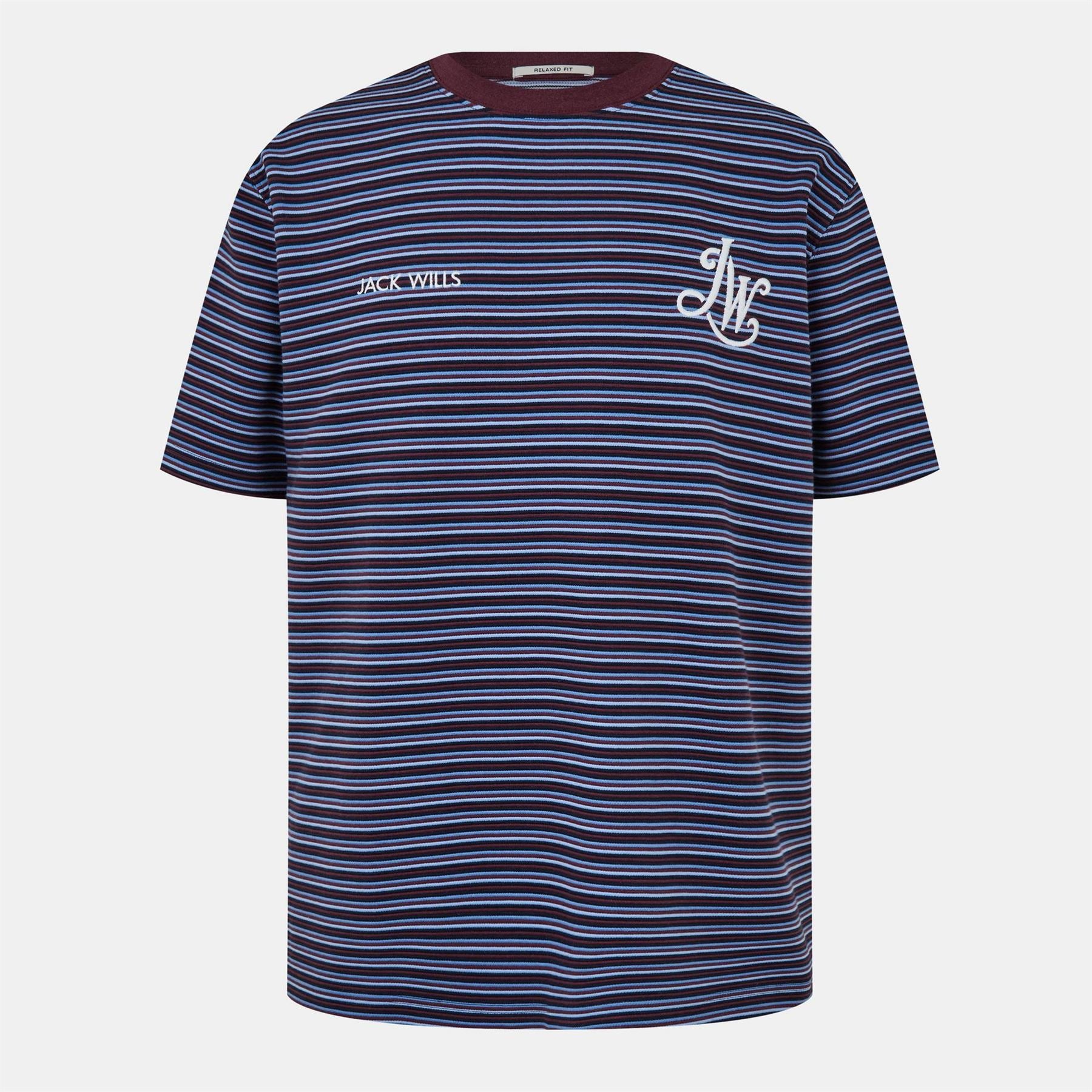 Jack Wills Regular Fit Lettering Crew Neck T-Shirt