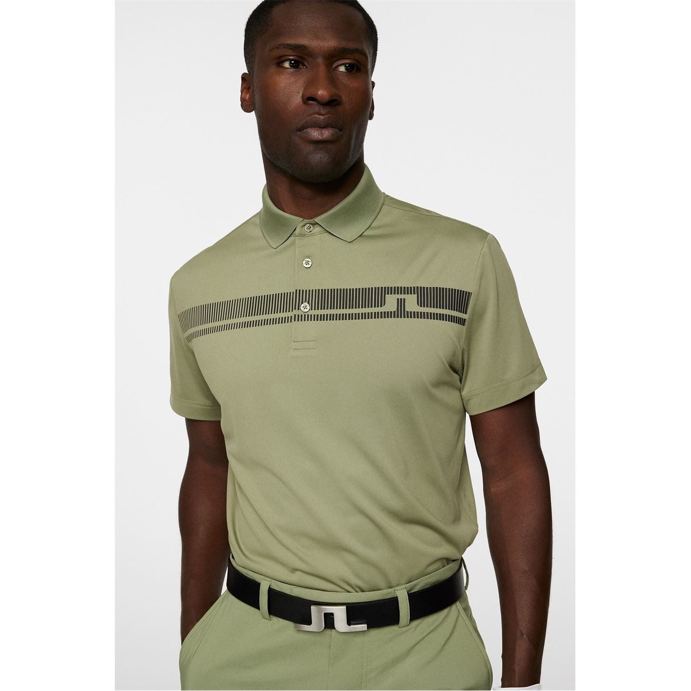 J Lindeberg Golf Short Sleeve Performance Polo Shirt