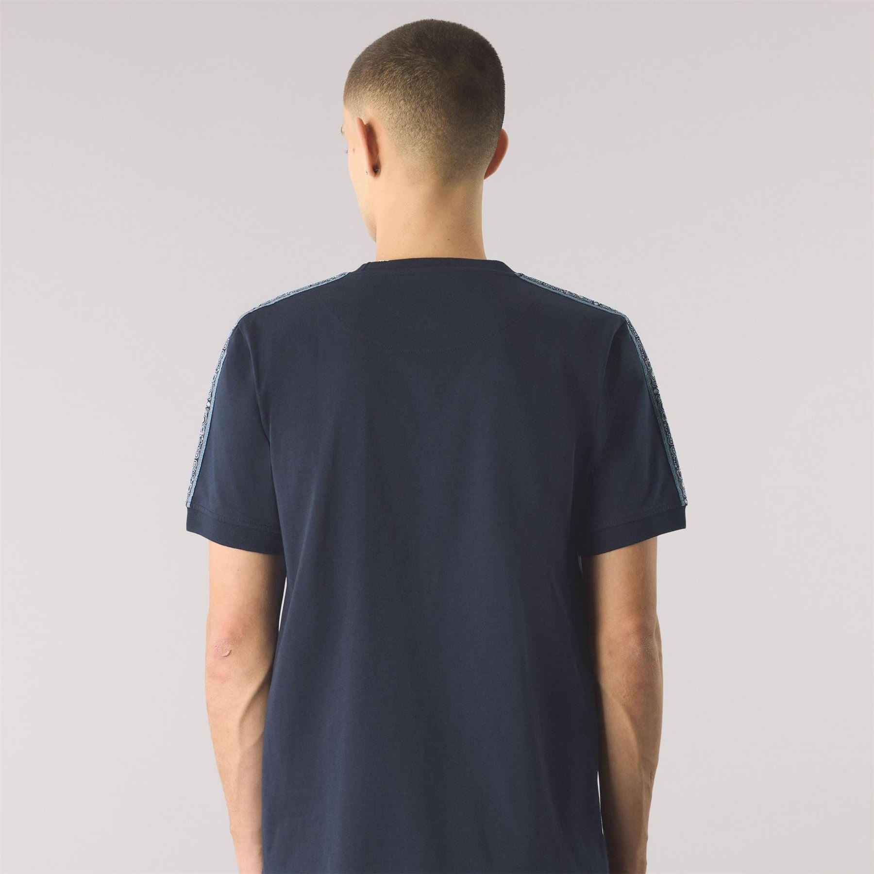 Pretty Green Eclipse Paisley Regular Fit T-Shirt