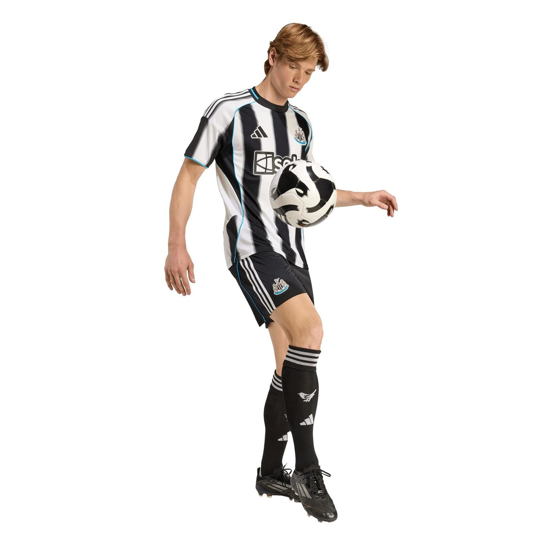adidas Newcastle United Home Shorts 2025 2026 Adults