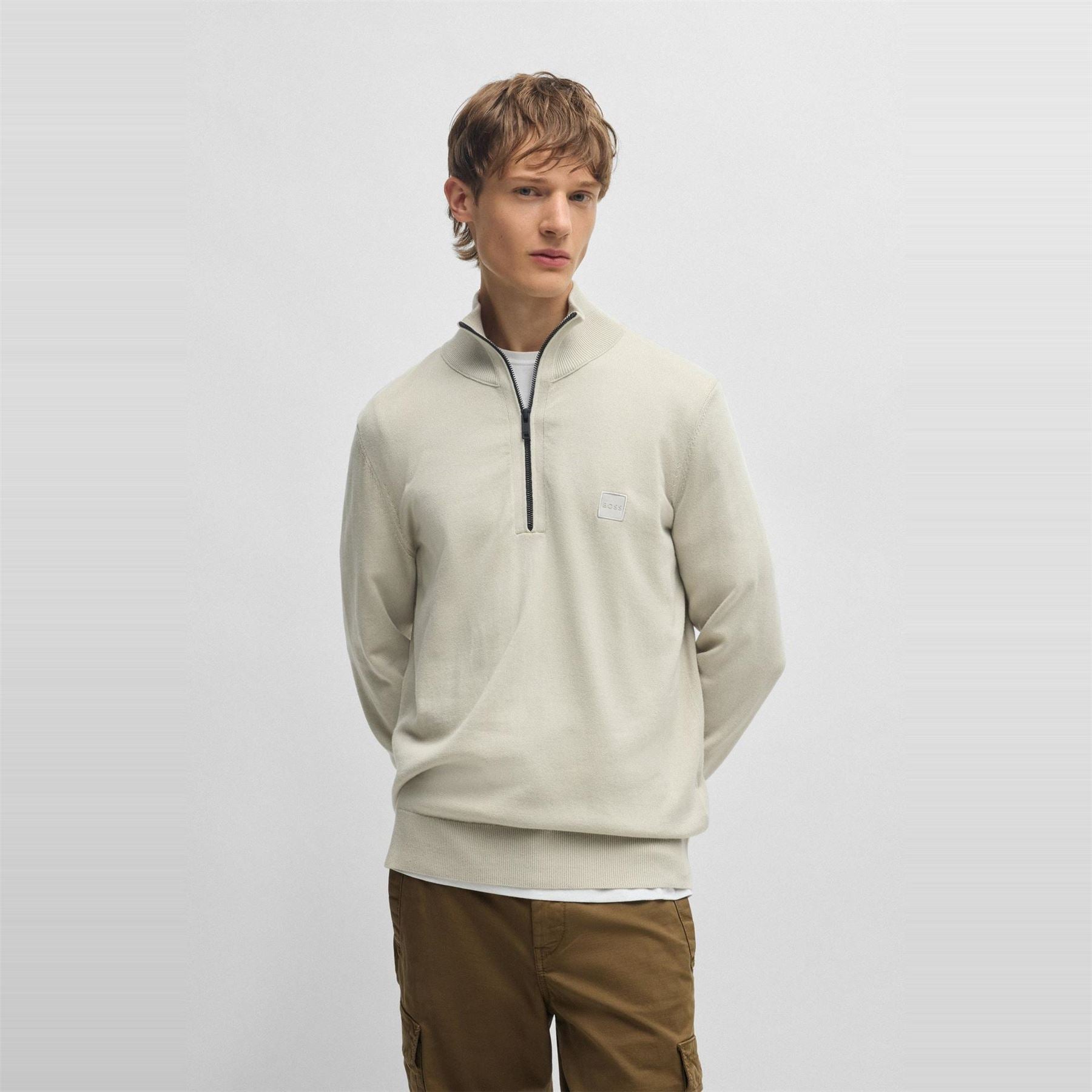 Boss  Hbo Kanobix Quarter Zipped Sweater