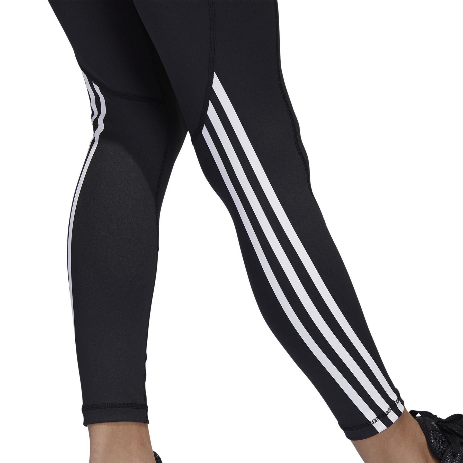 adidas Womens Alphaskin 3 Stripes Leggings
