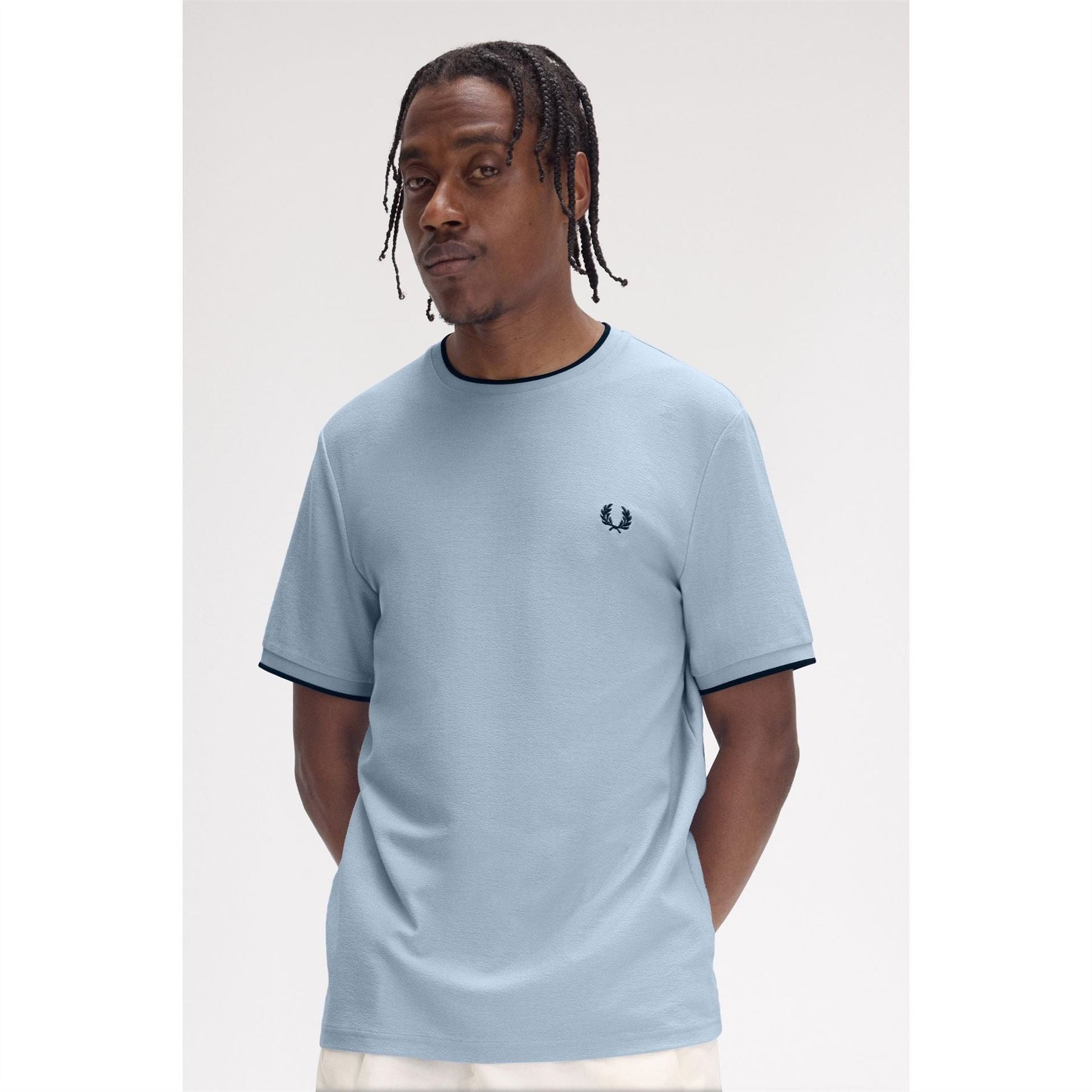 Fred Perry Regular Fit Crepe Pique T-Shirt