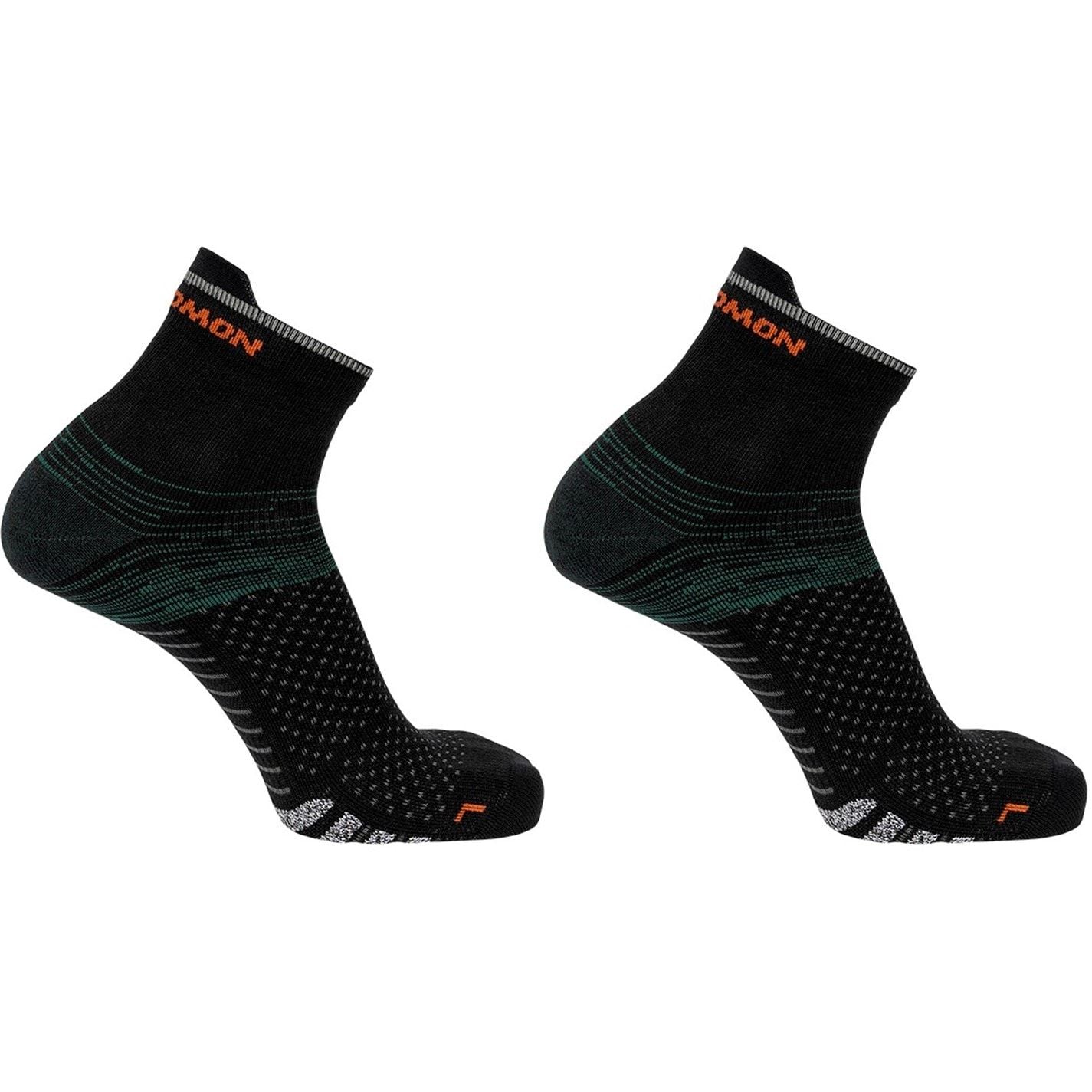 Salomon Mens Predict Quarter 2 Pack Running Socks