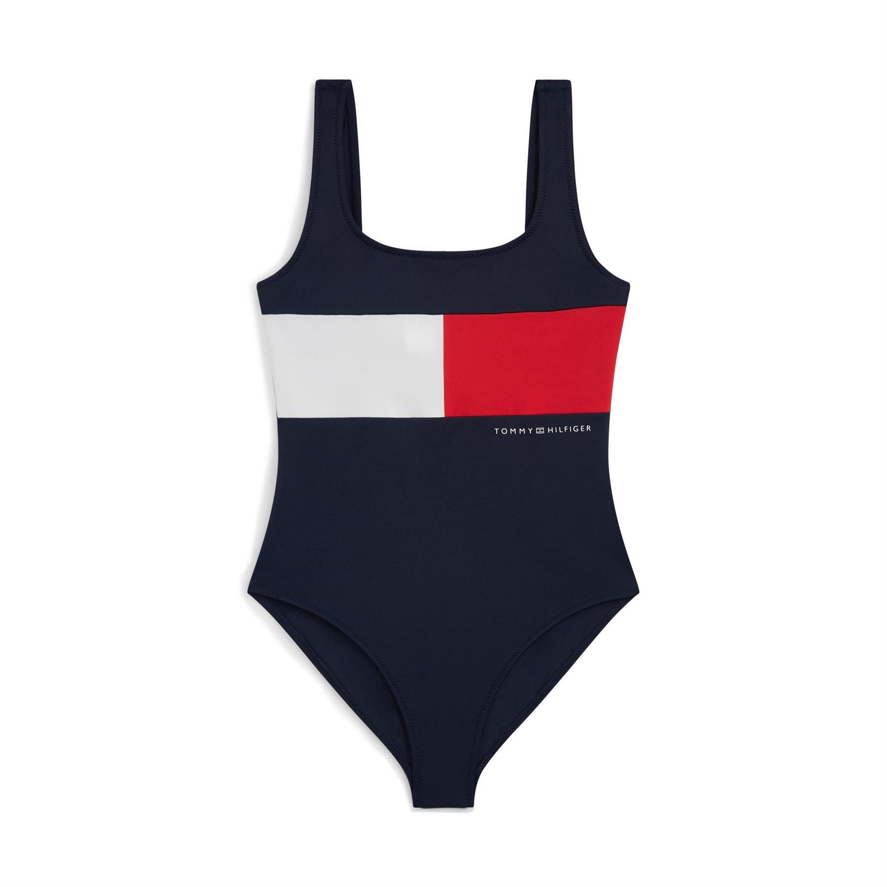 Tommy Hilfiger Scoop Neck Swimsuit