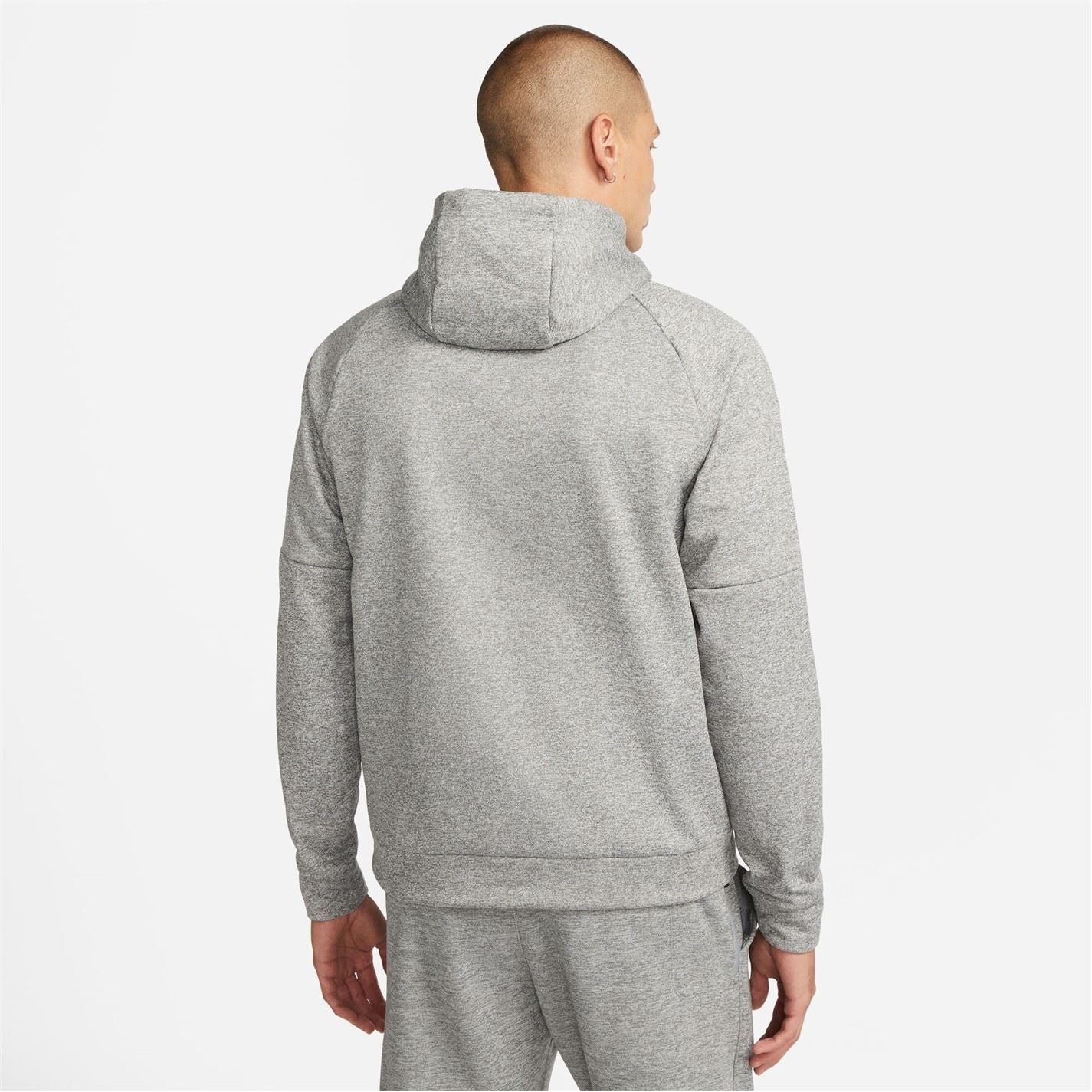 Nike Mens Therma Therma Fit Hooded Fitness Pullover