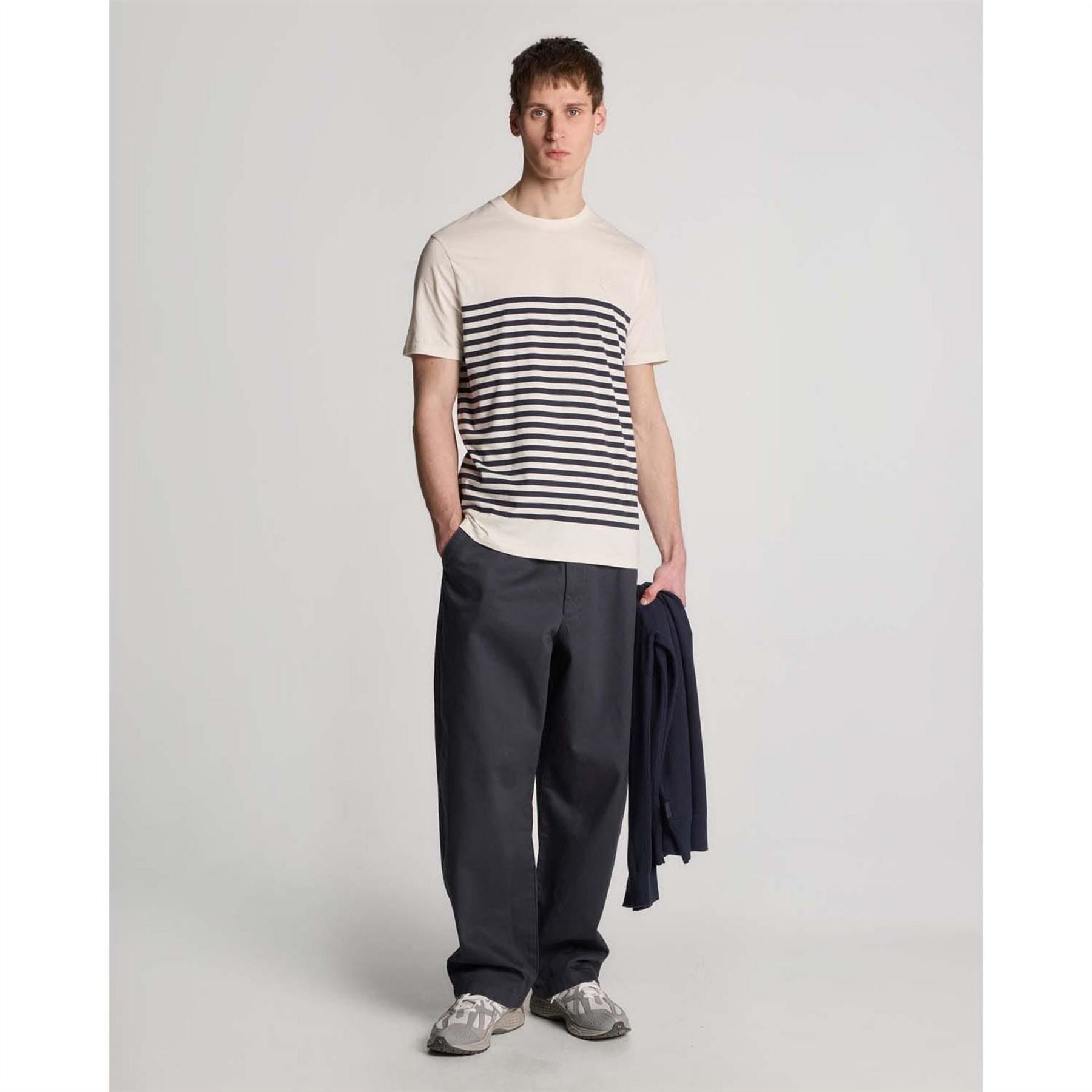 Lyle and Scott Blend Breton Stripe T-Shirt