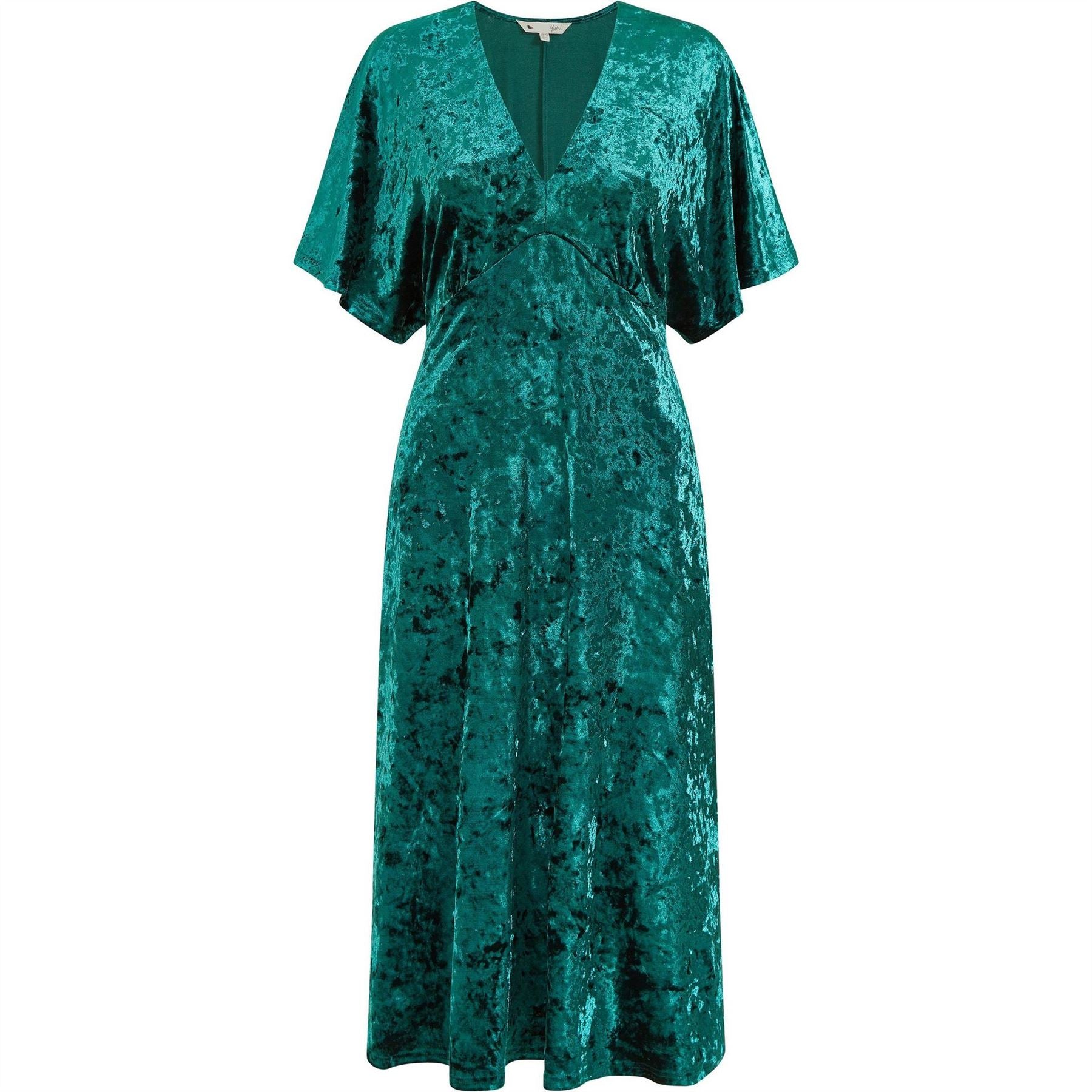 Yumi Velvet Kimono Midi Dress