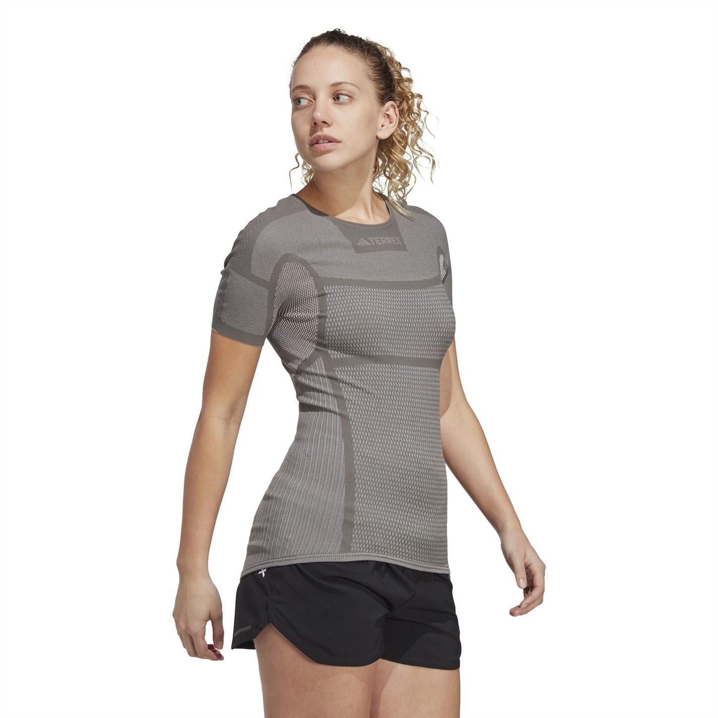 adidas Womens Terrex Drynamo Short Sleeve T-Shirt