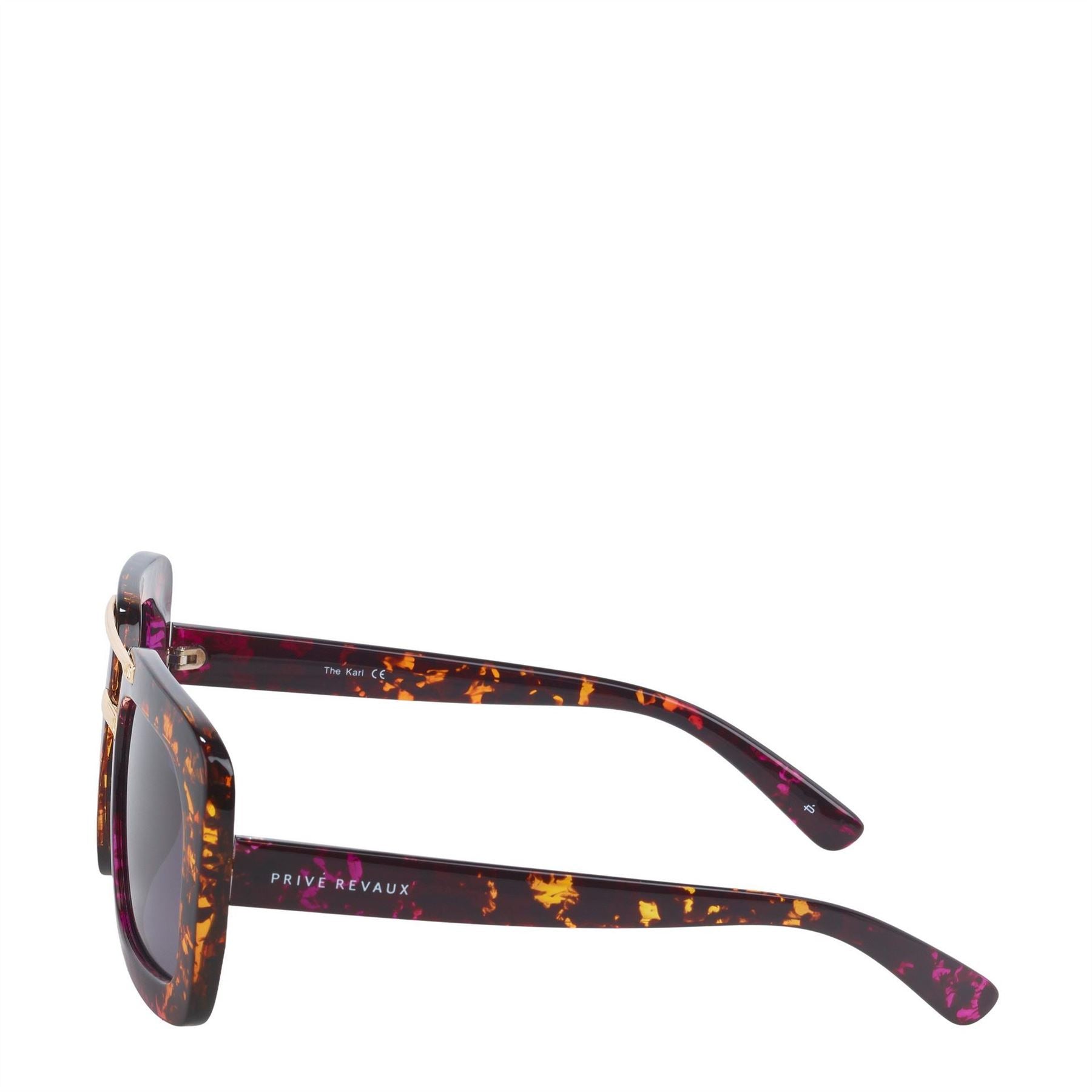Prive Revaux R The Karl Square Double Bridge Sunglasses