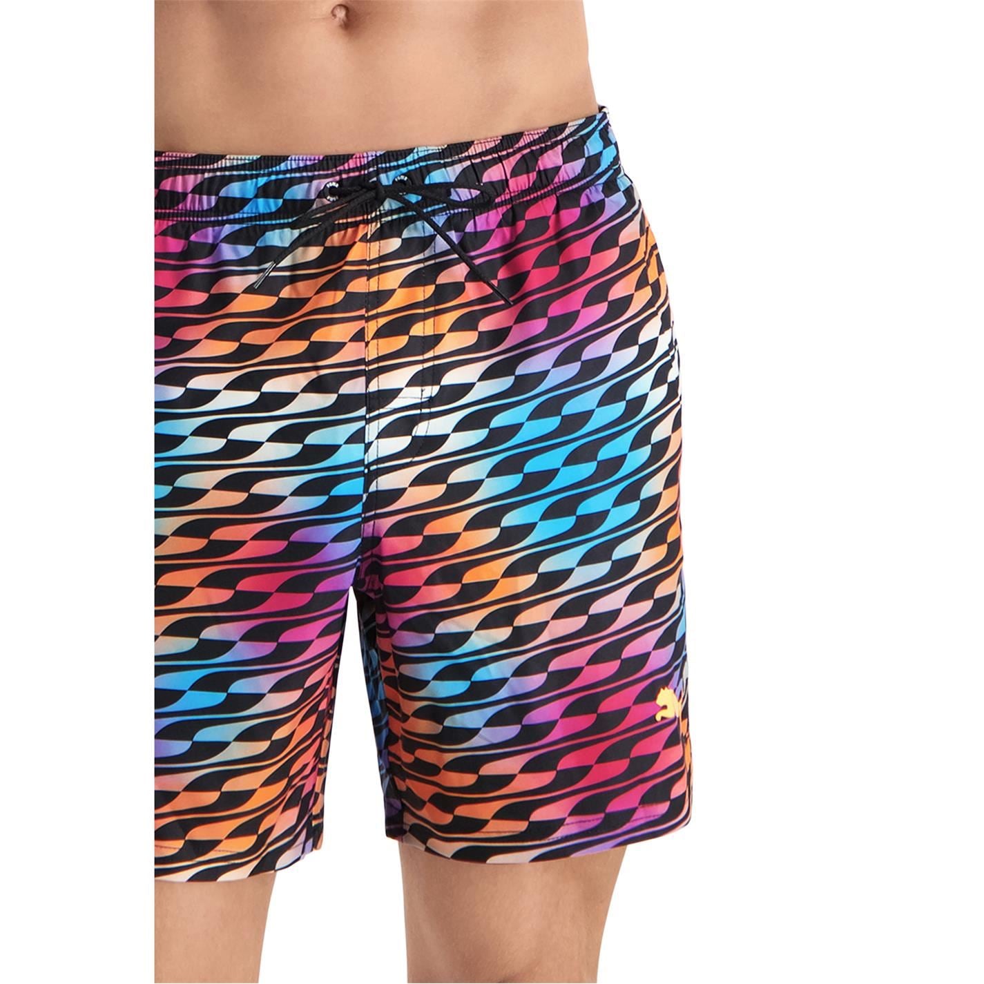 Puma Formstrip Wave Patterned Swim Short