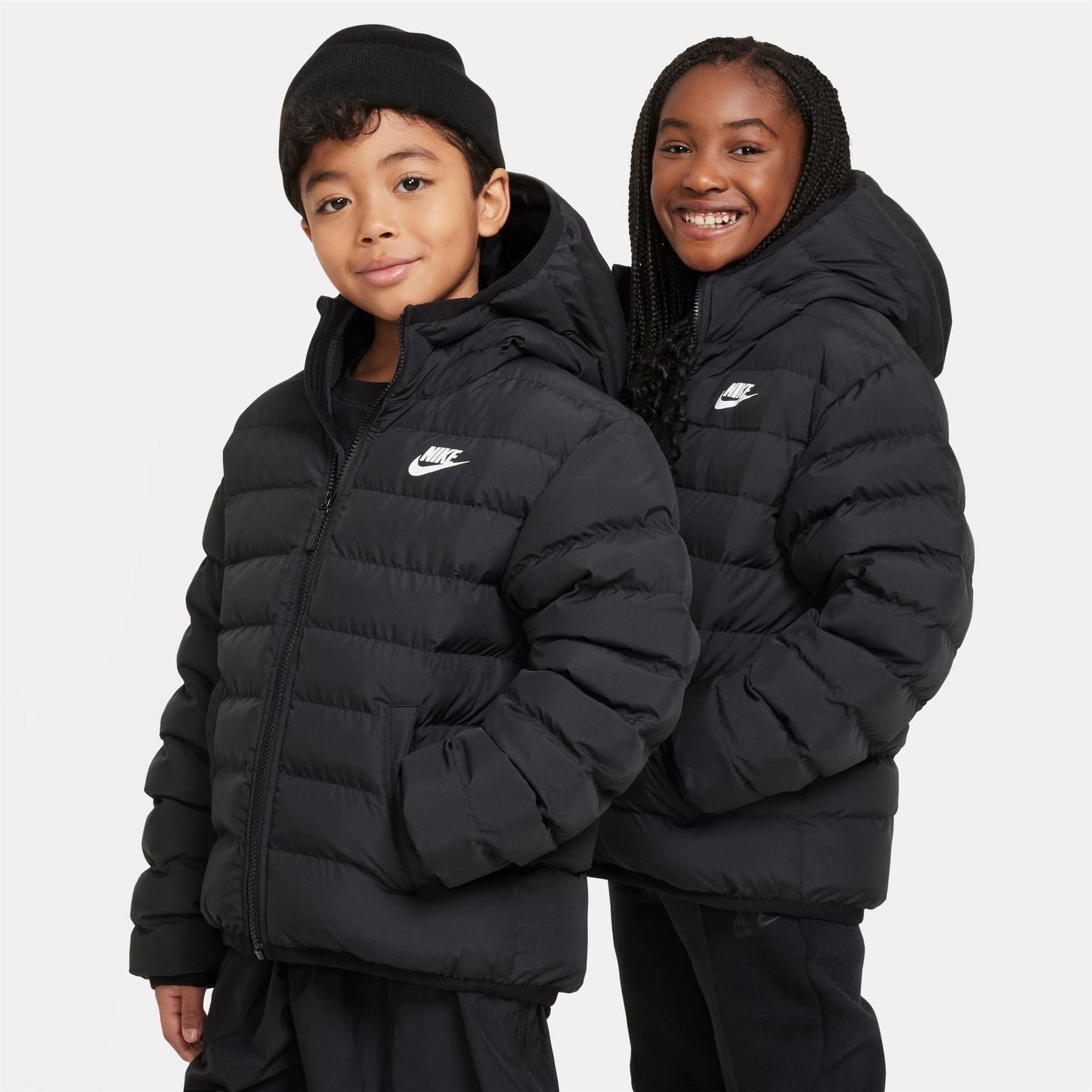 Nike Big Kids Lightweight Synthetic Fill Hooded Jacket