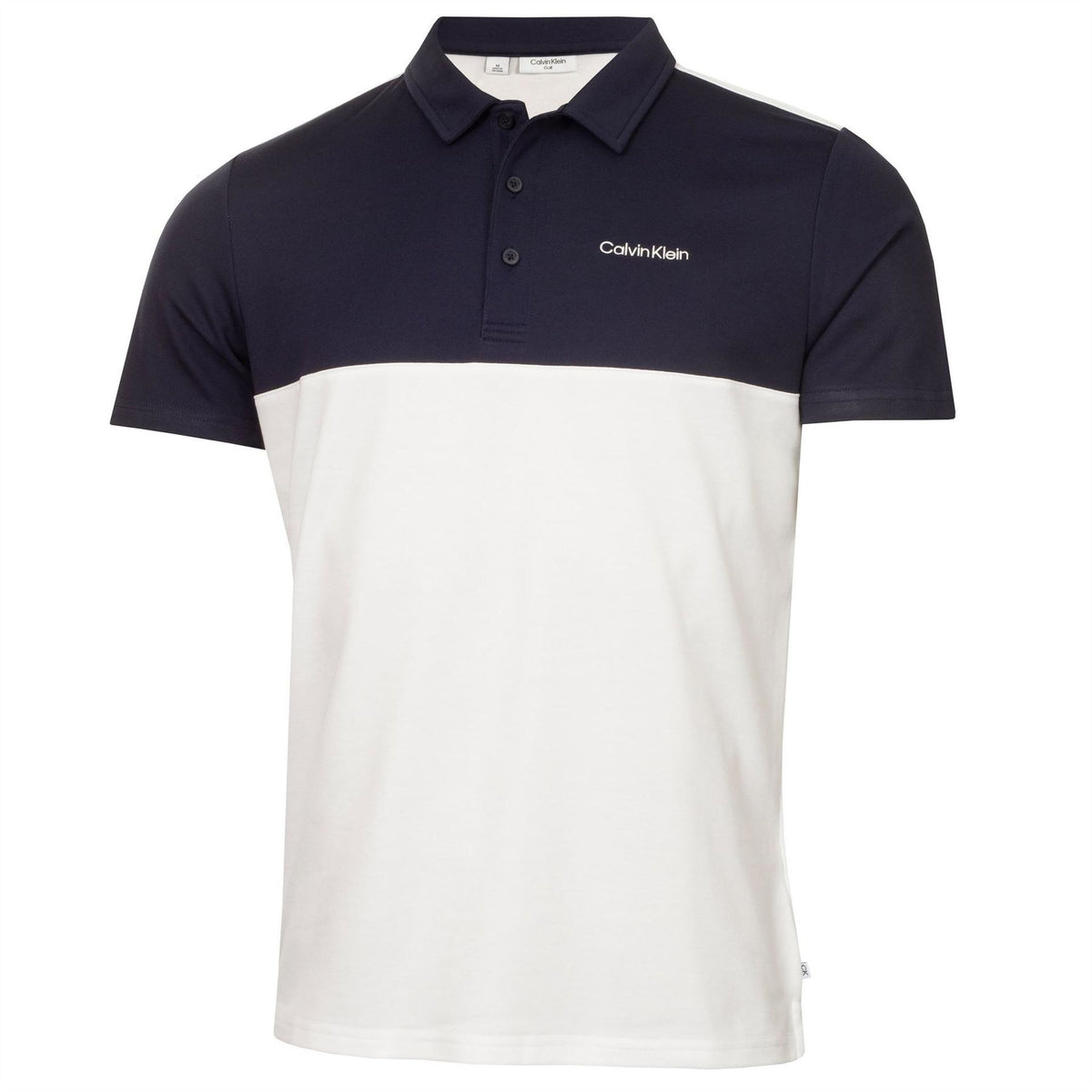 Calvin Klein Golf Embroidered Collared Neck Short Sleeve Polo Shirt