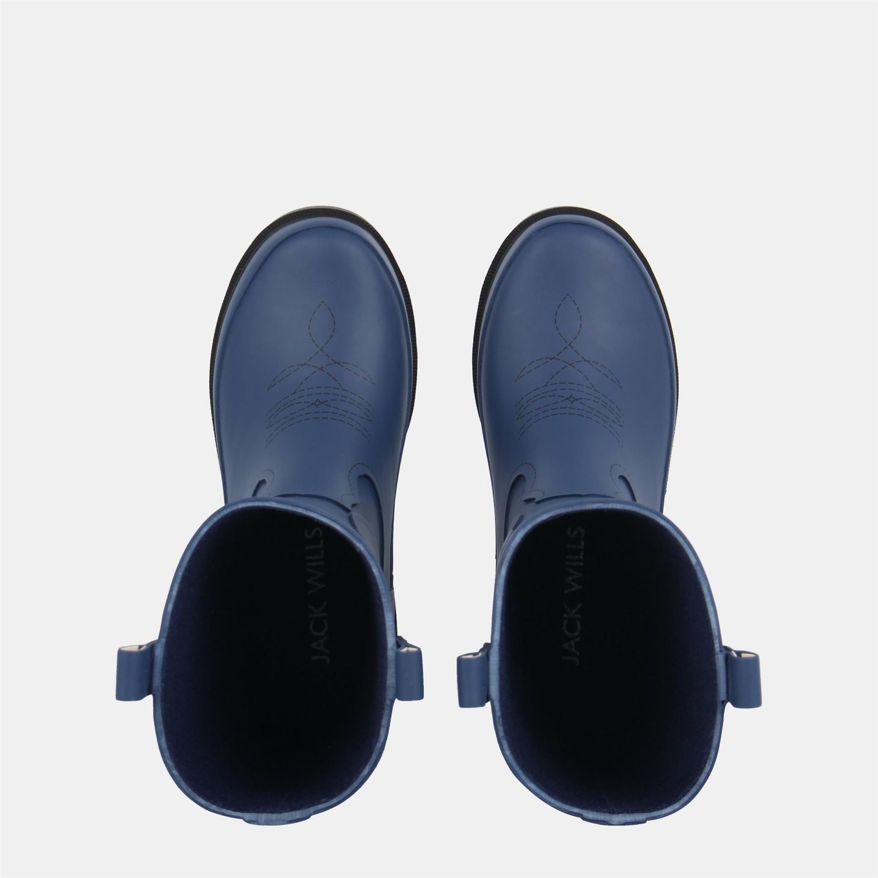 Jack Wills Cowboy Wellington Boots with Lug Sole
