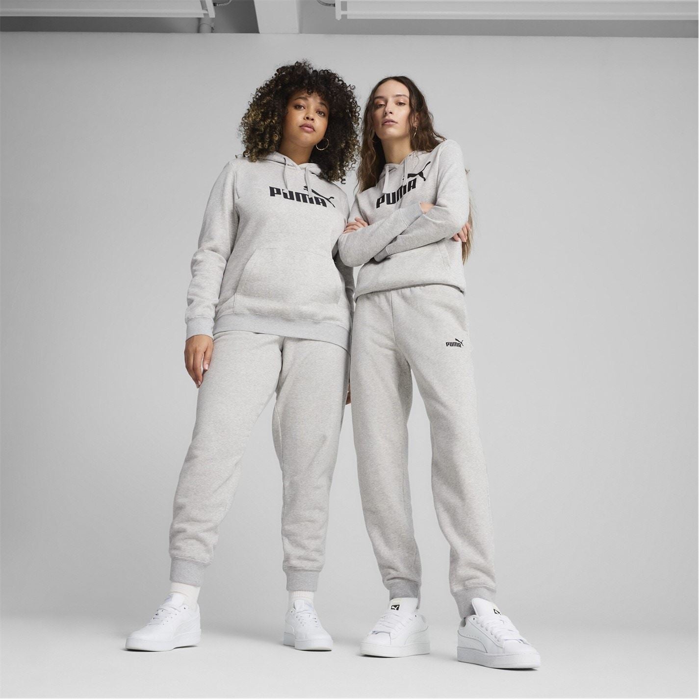 Puma Womens Essentials Logo Slim Trousers