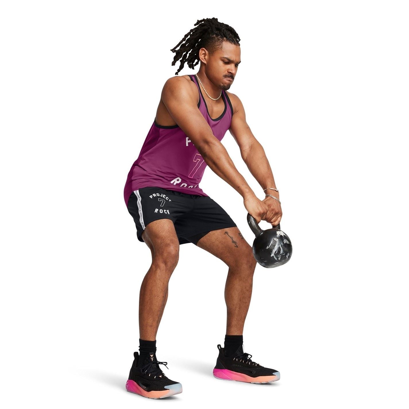 Under Armour Project Rock Mesh Running Shorts