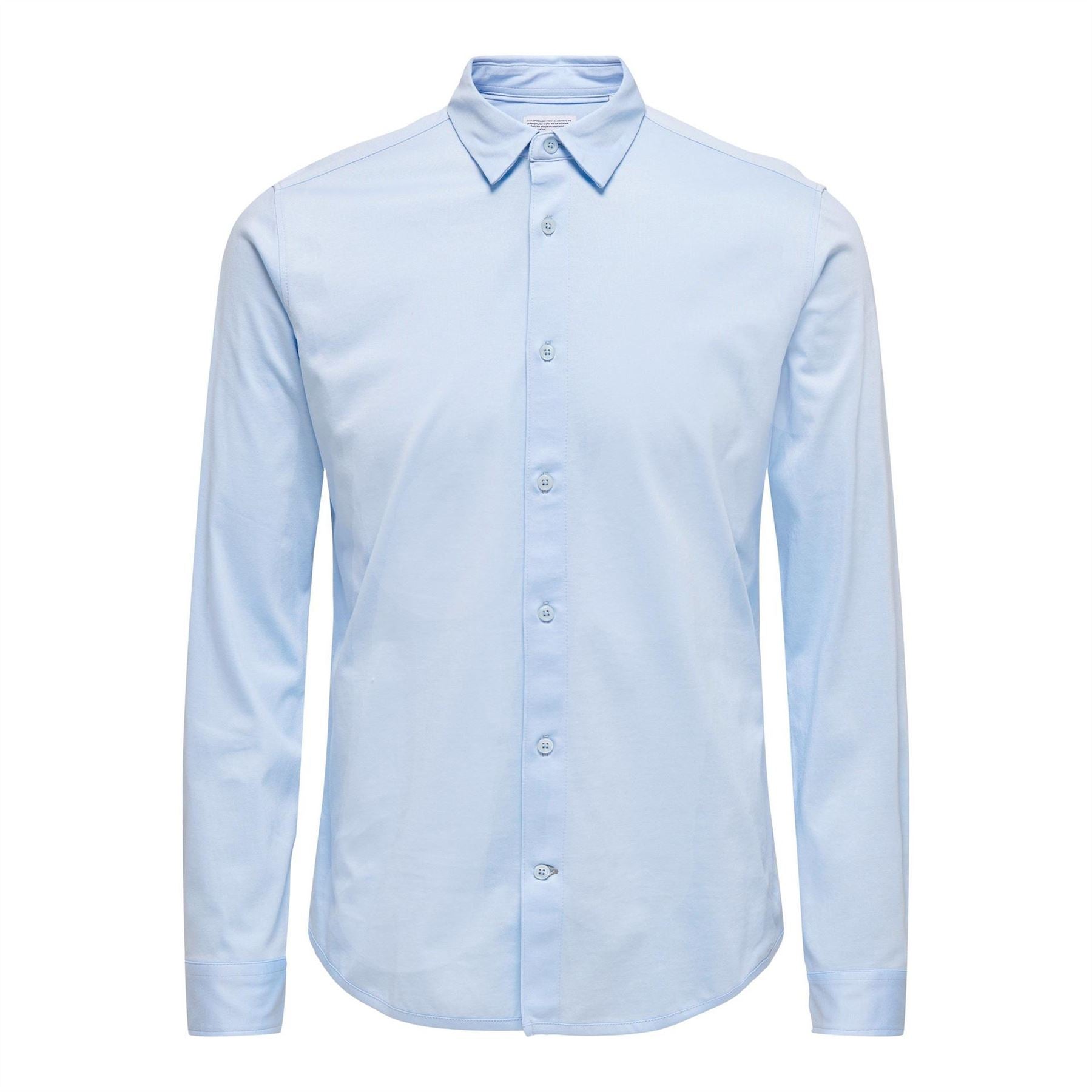 Only Regular Fit Long Sleeve Point Collar Shirt
