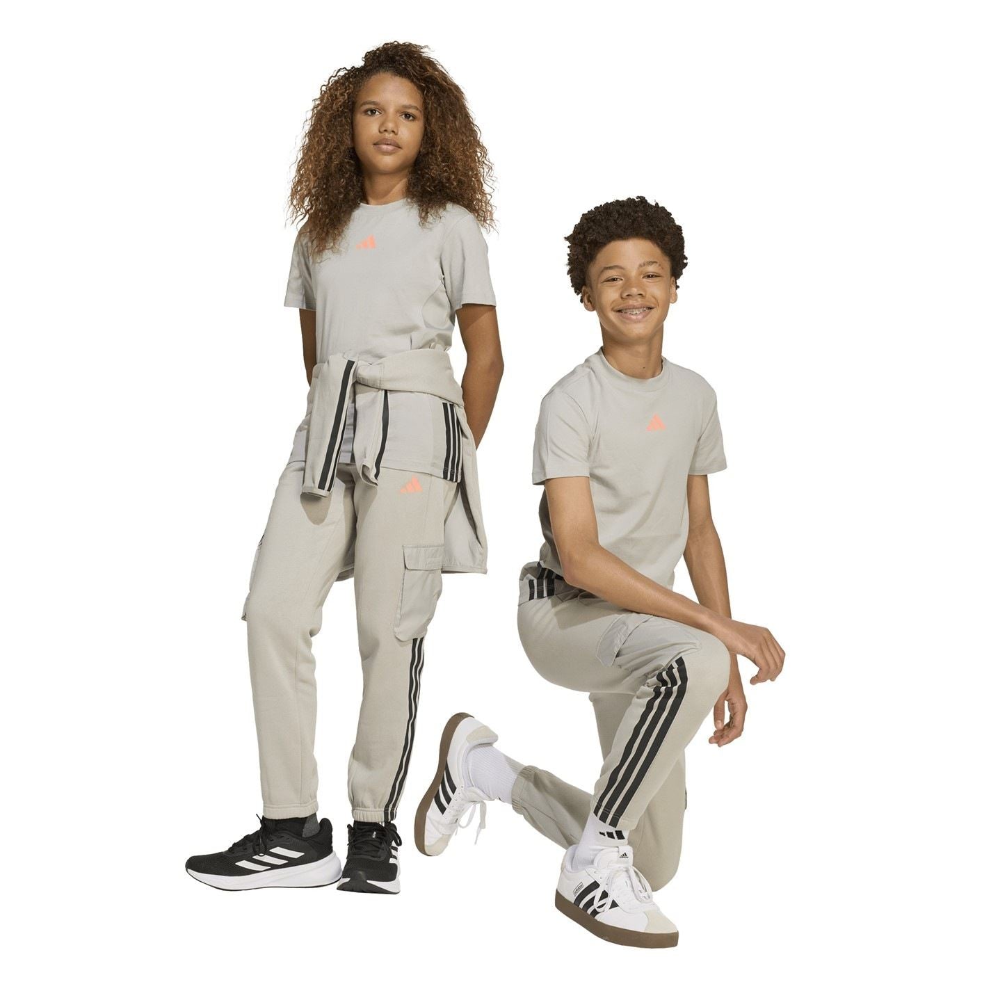 adidas Utility Fleece Cargo Joggers Juniors