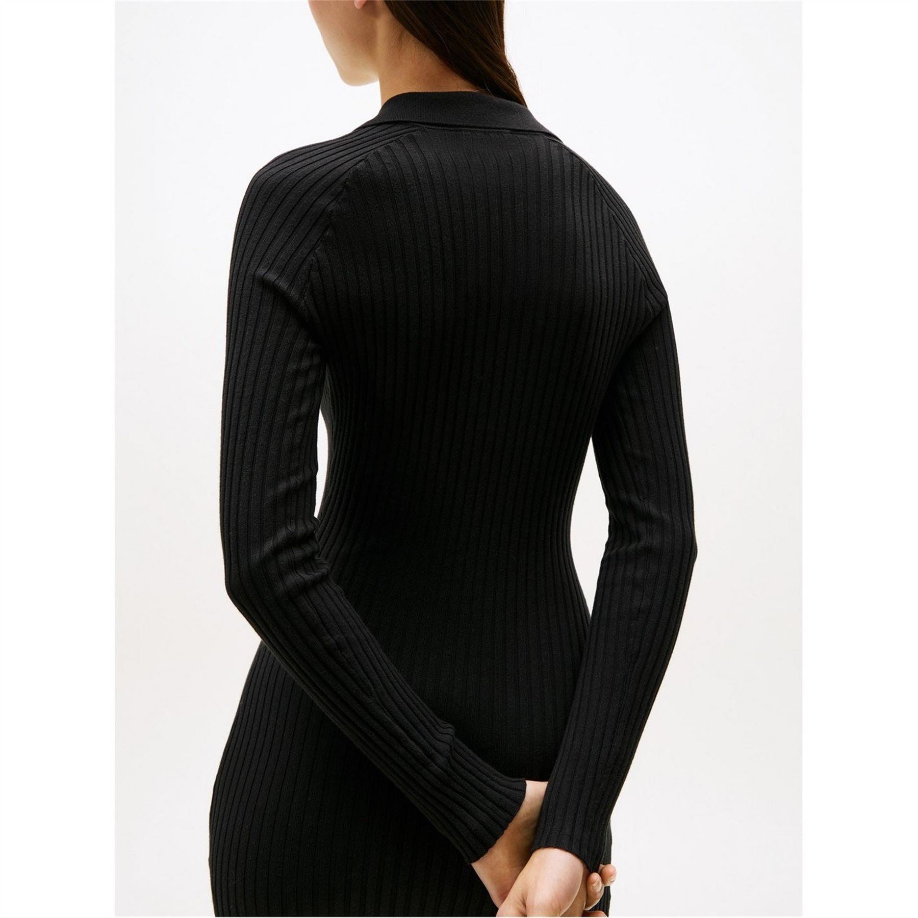 Tommy Jeans Badge Rib Jumper Dress