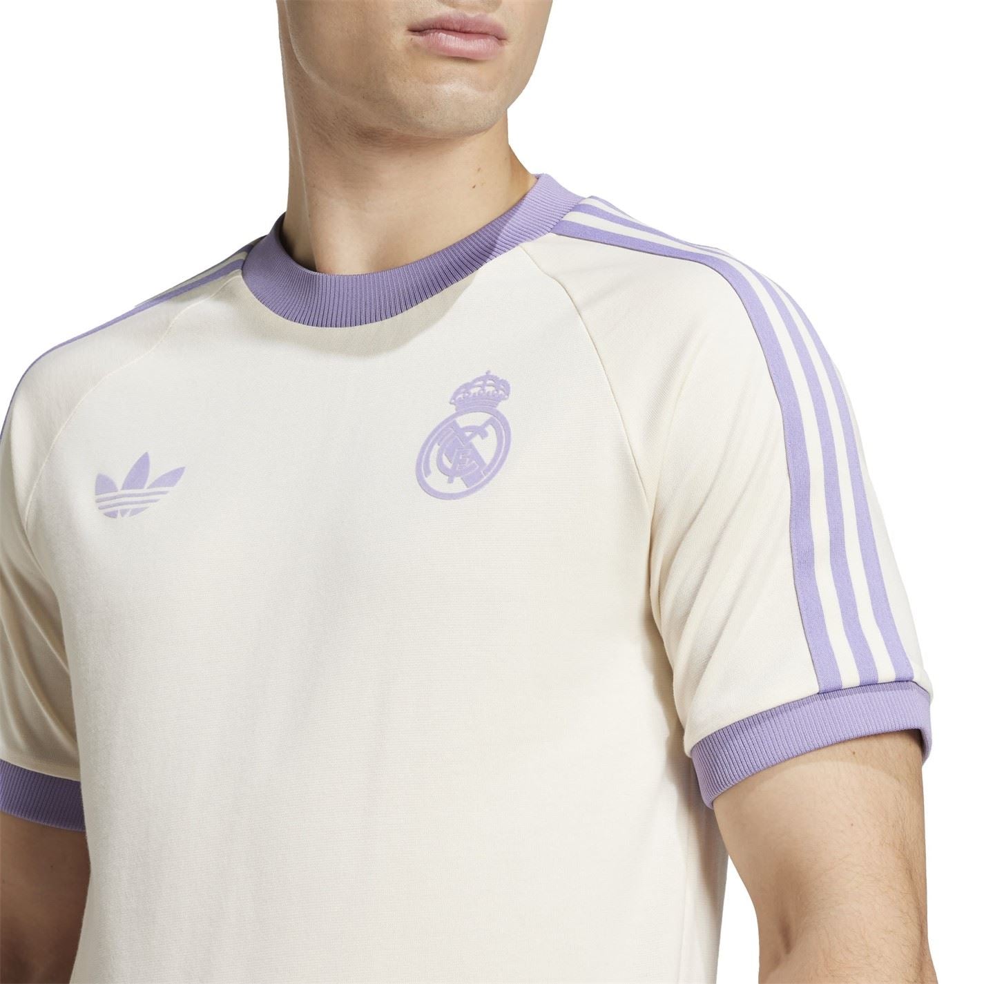 adidas Originals Real Madrid Adicolor Classics 3 Stripes T-Shirt Adults