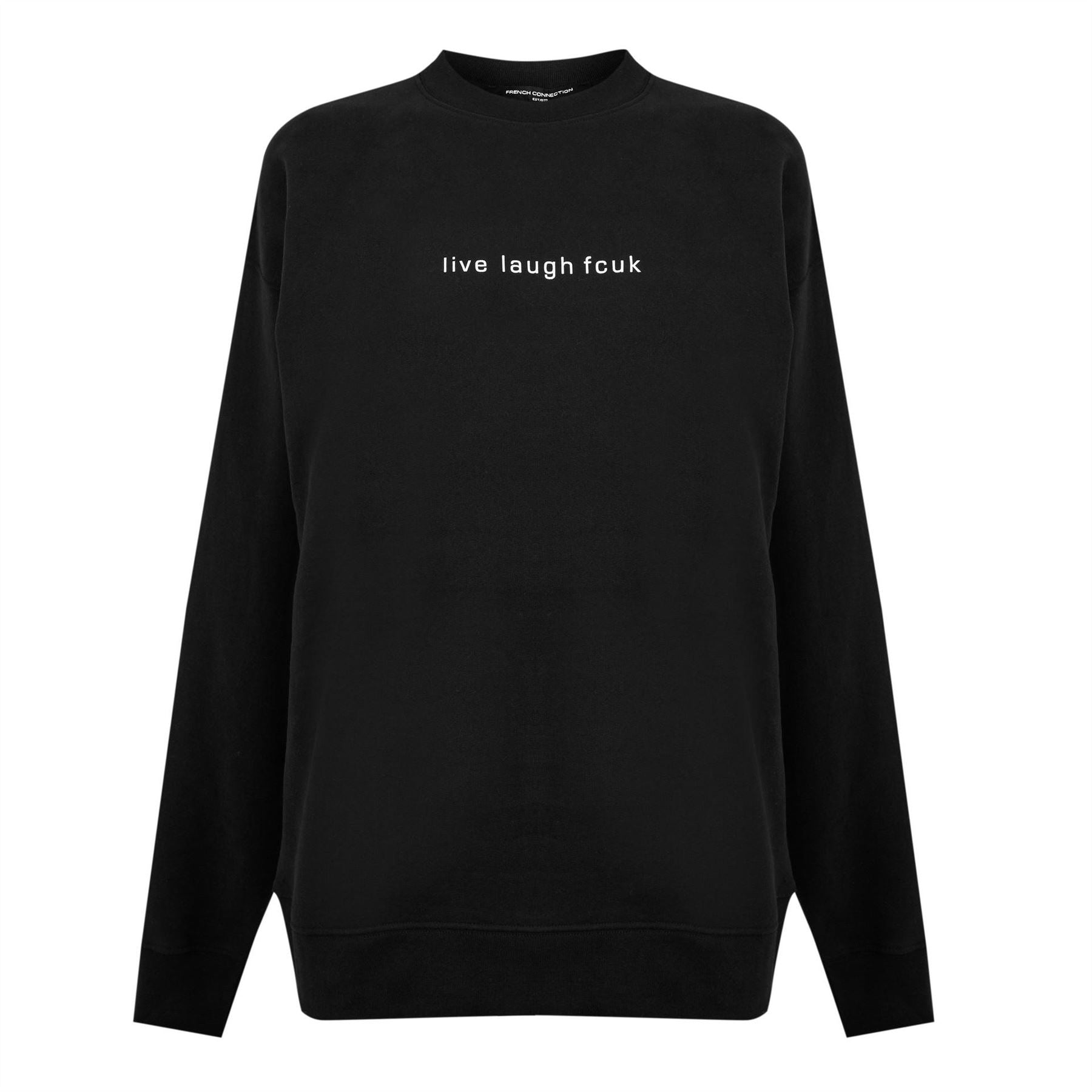 FCUK Crew Neck Lettering Relaxed Sweatshirt