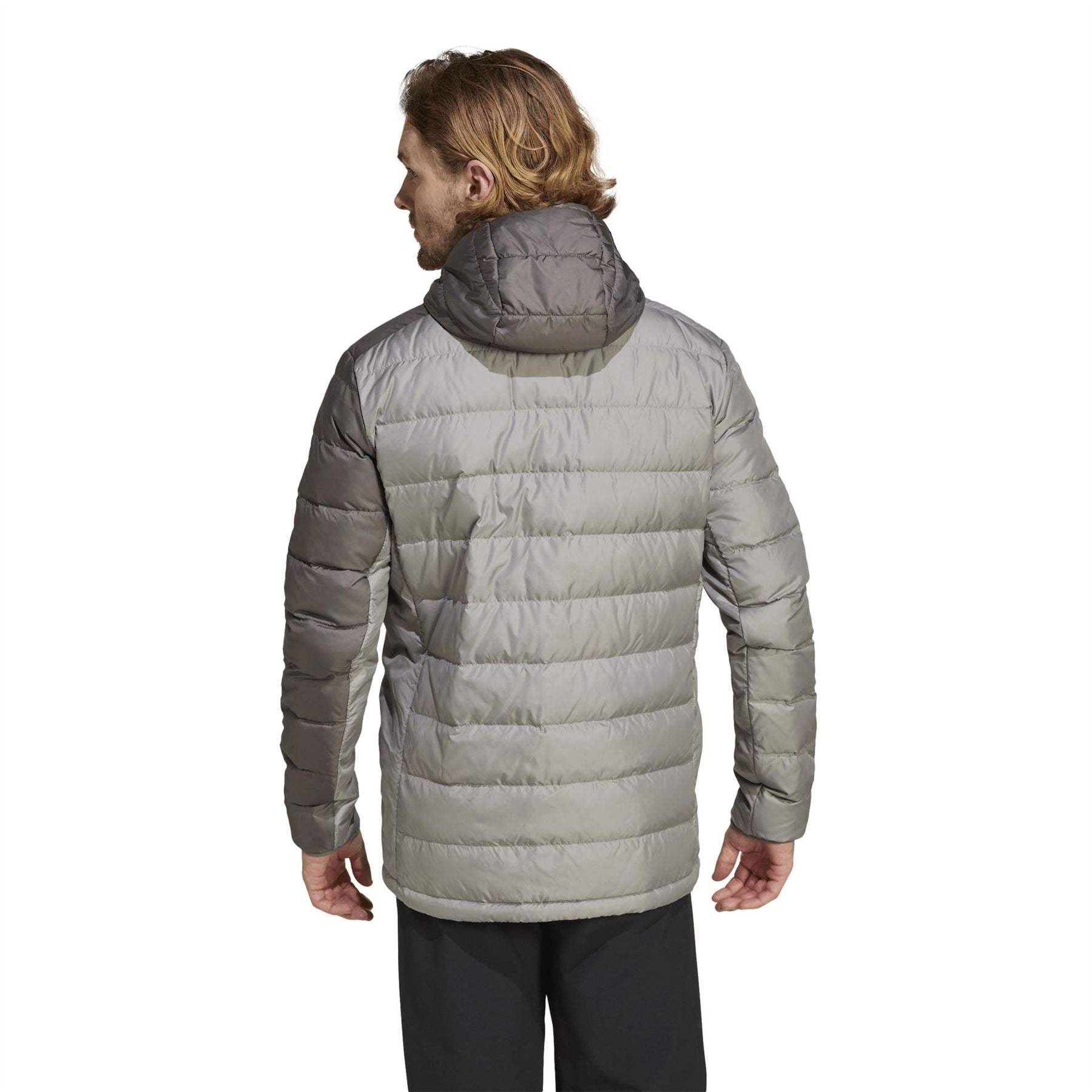 adidas Mens Down Ho J Running Jacket